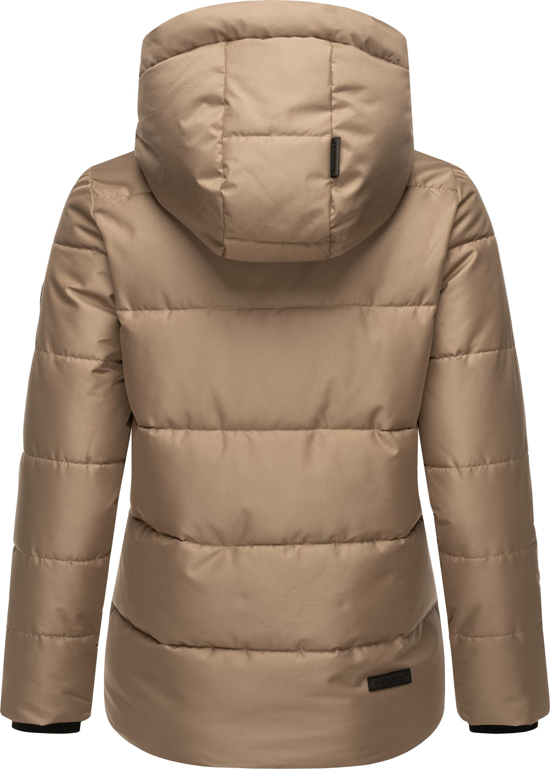 Navahoo Steppjacke »Krümelein«, mit Kapuze, stylische Damen Winterjacke mit dezenter Steppung