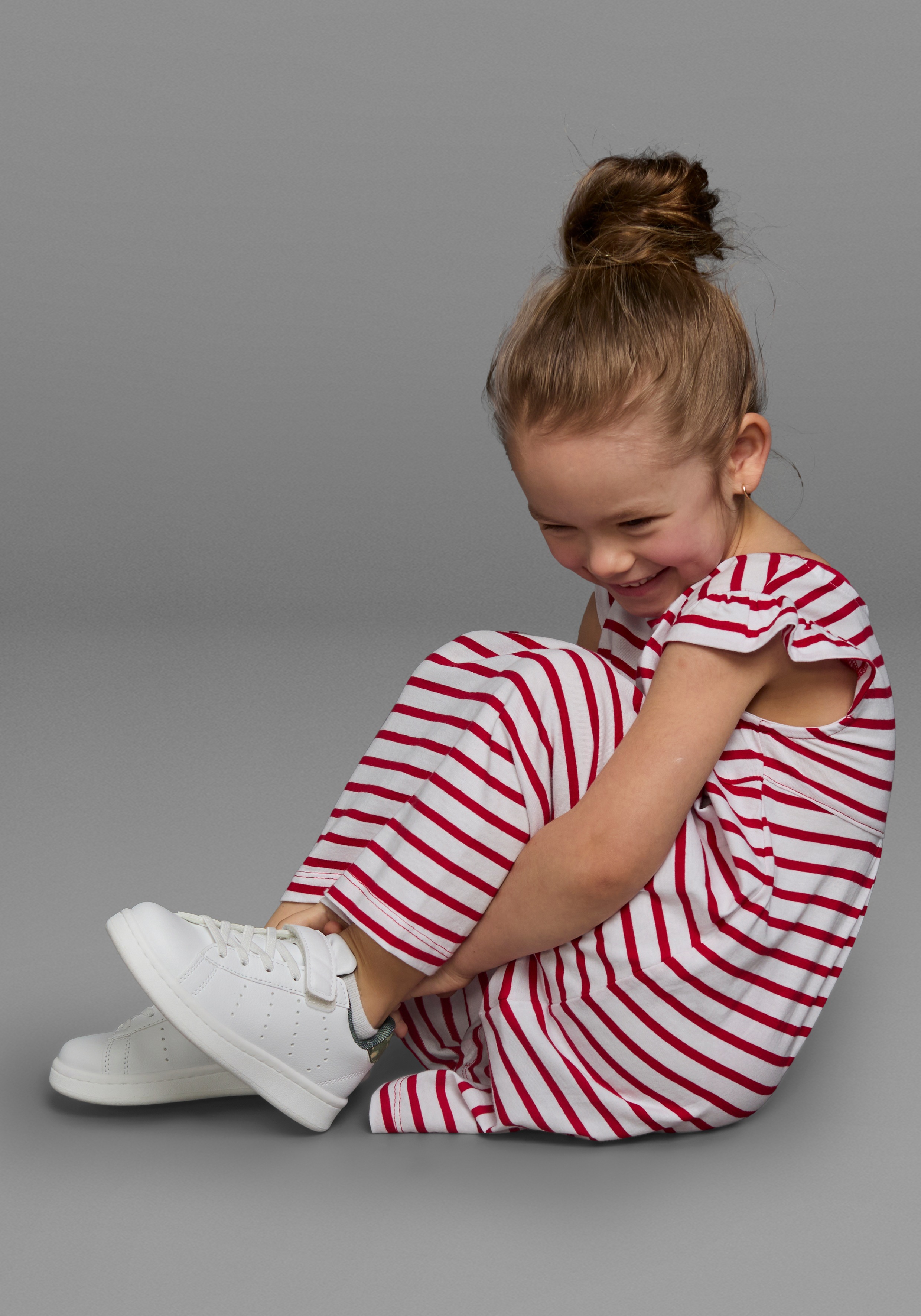 Thumbnail - KIDSWORLD Jerseykleid "für kleine Mädchen" Packung, 2 Stk. tlg. festliche Anlässe, kniefrei, modischer Stil, aus reiner ...