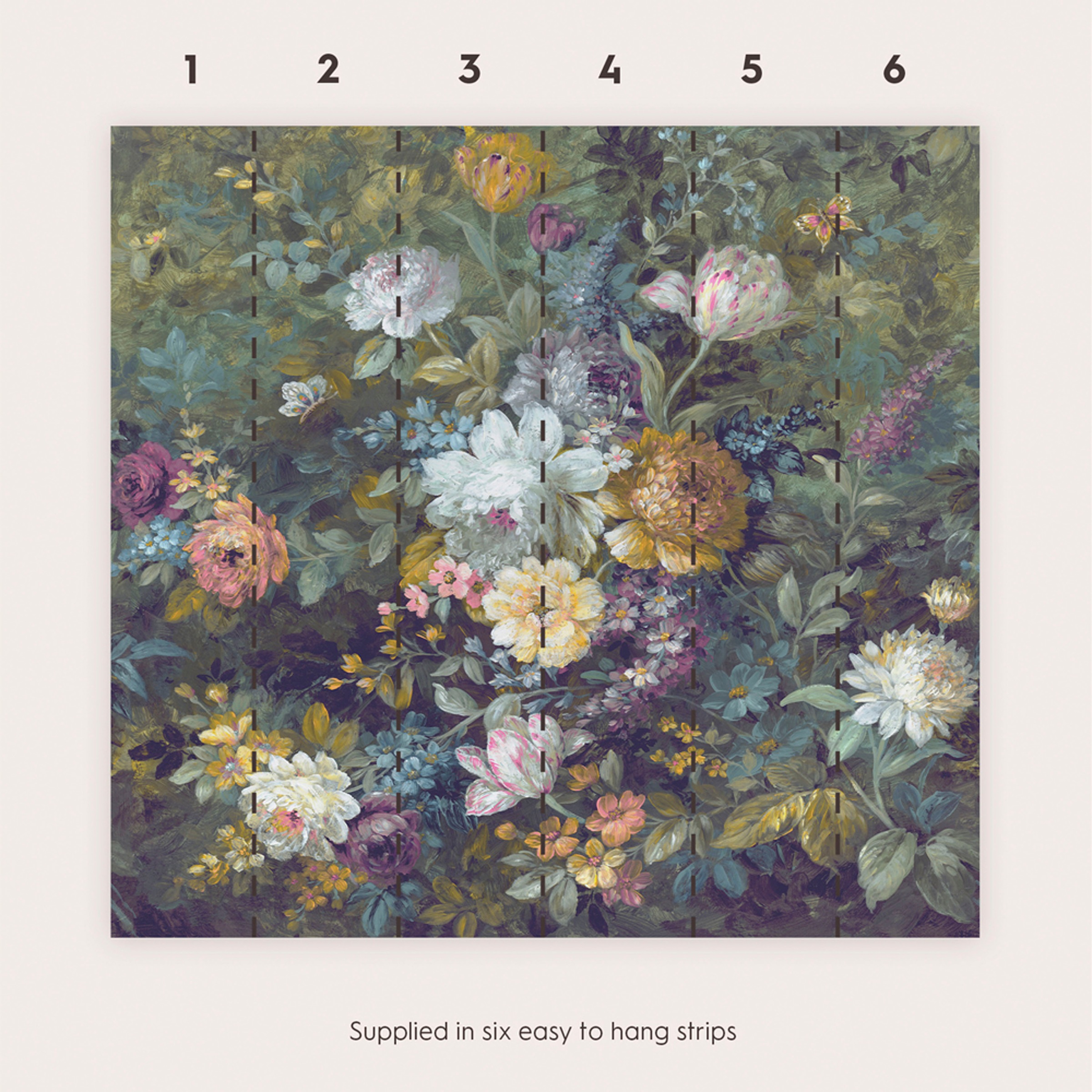 LAURA ASHLEY Fototapete »Mathilde« Motiv glatt Motiv