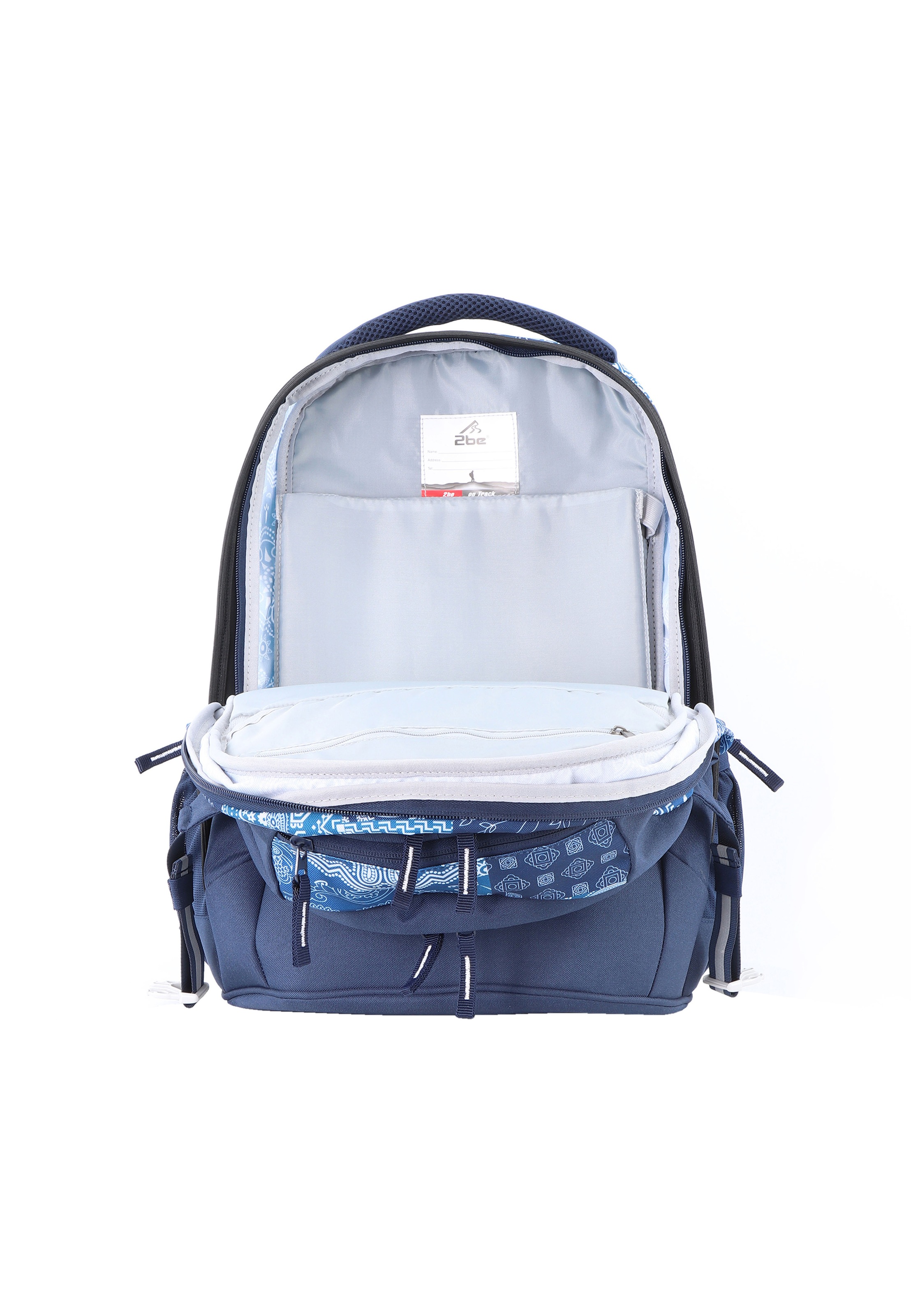 2be Schulrucksack, mit reflektierenden Elementen