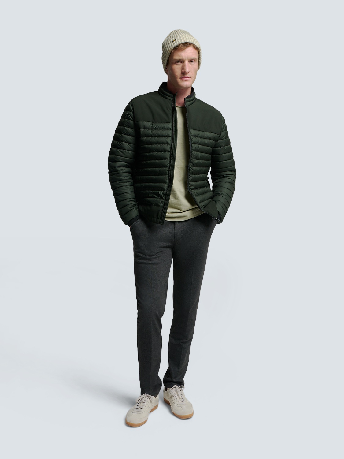 NO EXCESS Leichtdaunenjacke »No Excess Leichte Steppjacke mit matter Oberfläche«