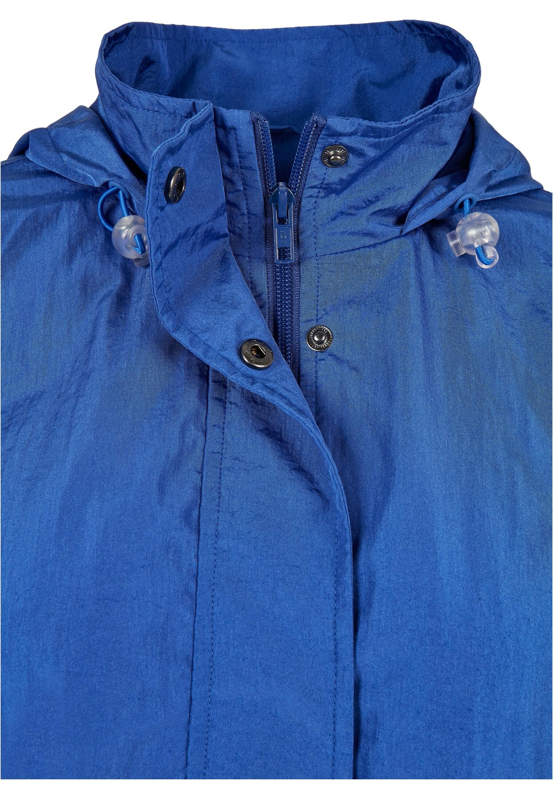 URBAN CLASSICS Allwetterjacke »Urban Classics Damen Ladies Oversized Shiny Crinkle Nylon Jacket«, (1 St.), mit Kapuze