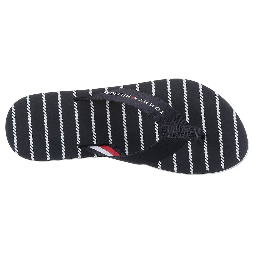 Tommy Hilfiger Zehentrenner »TOMMY ESSENTIAL ROPE SANDAL«