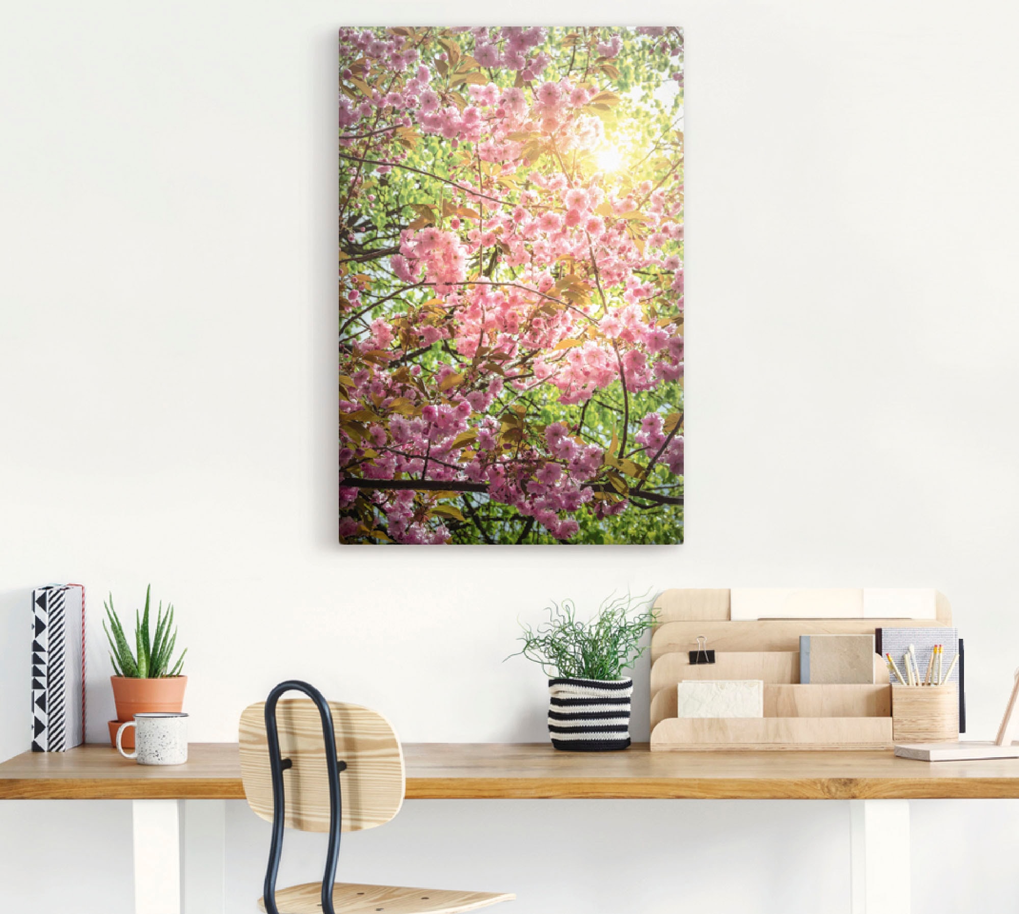 Artland Poster »Japanische Kirschblüte«, Vier Jahreszeiten, (1 St.), als Alubild, Leinwandbild, Wandaufkleber oder Poster in versch. Größen