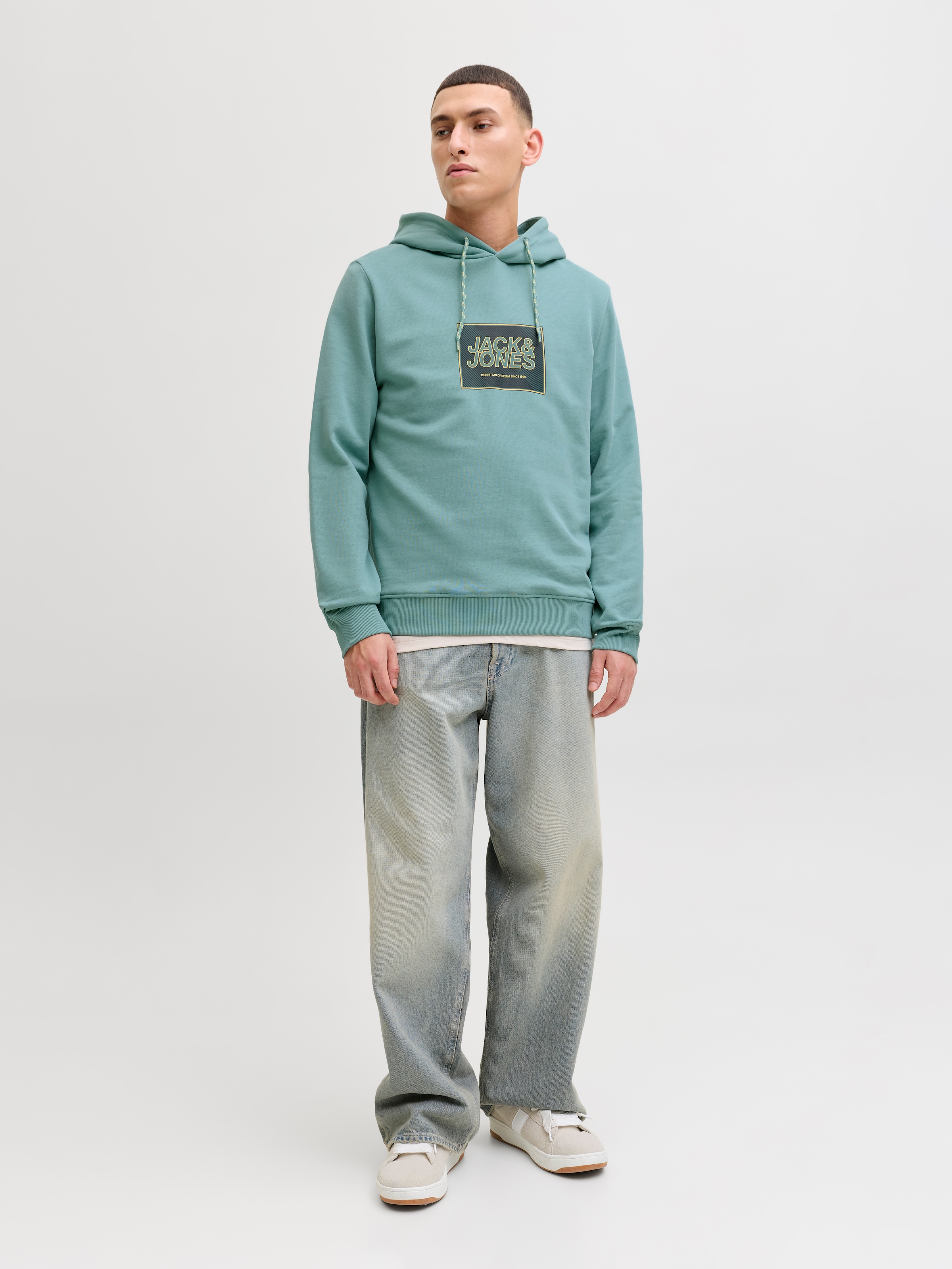 Jack & Jones Kapuzensweatshirt »JJRAIN SWEAT HOOD UNB«
