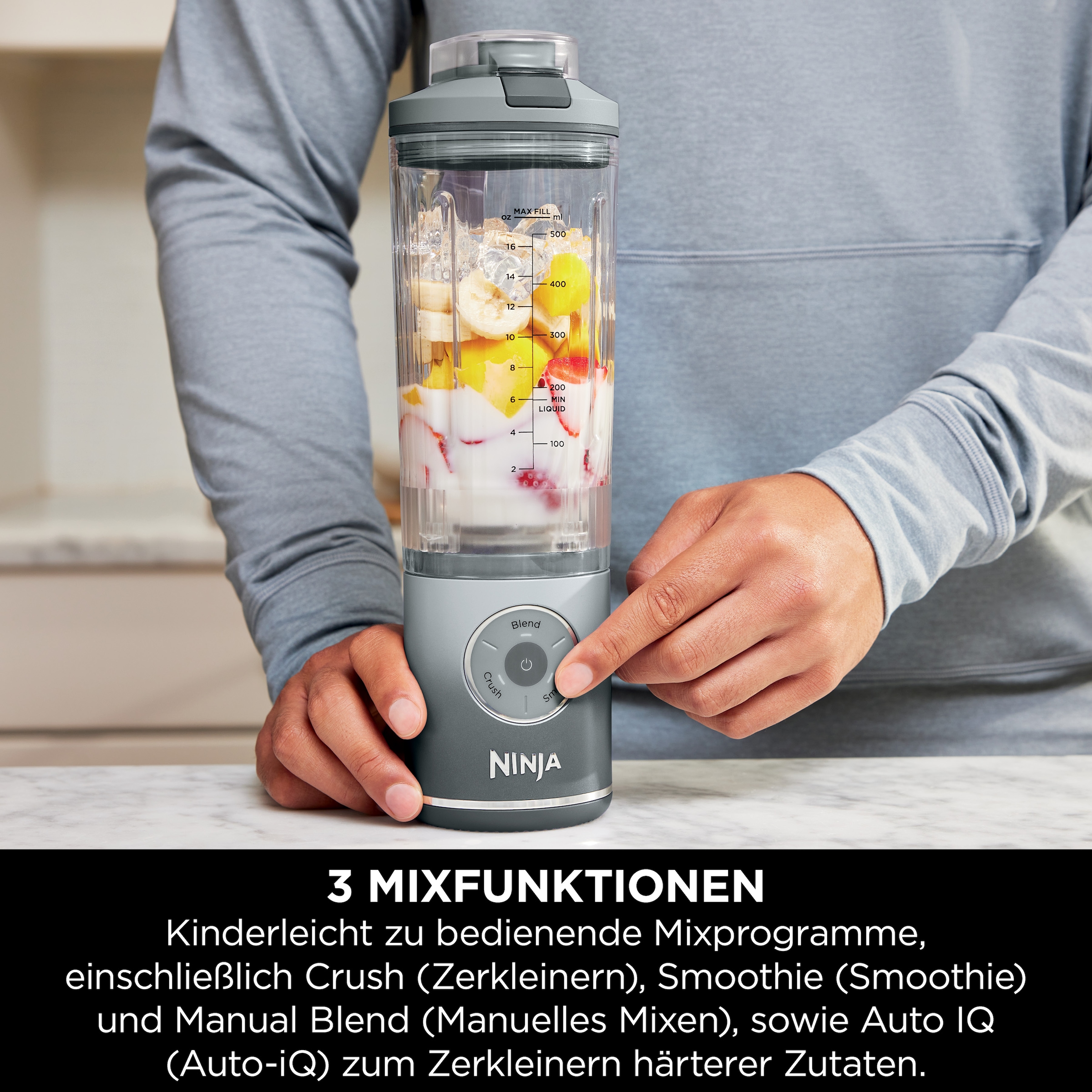 NINJA Standmixer »Blast Max - Silber BC251EUSL«