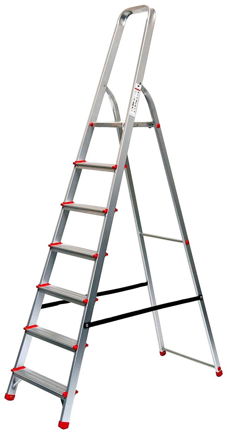 SZ METALL Stehleiter, Aluminium, 3,53 m, 7-stufig kaufen