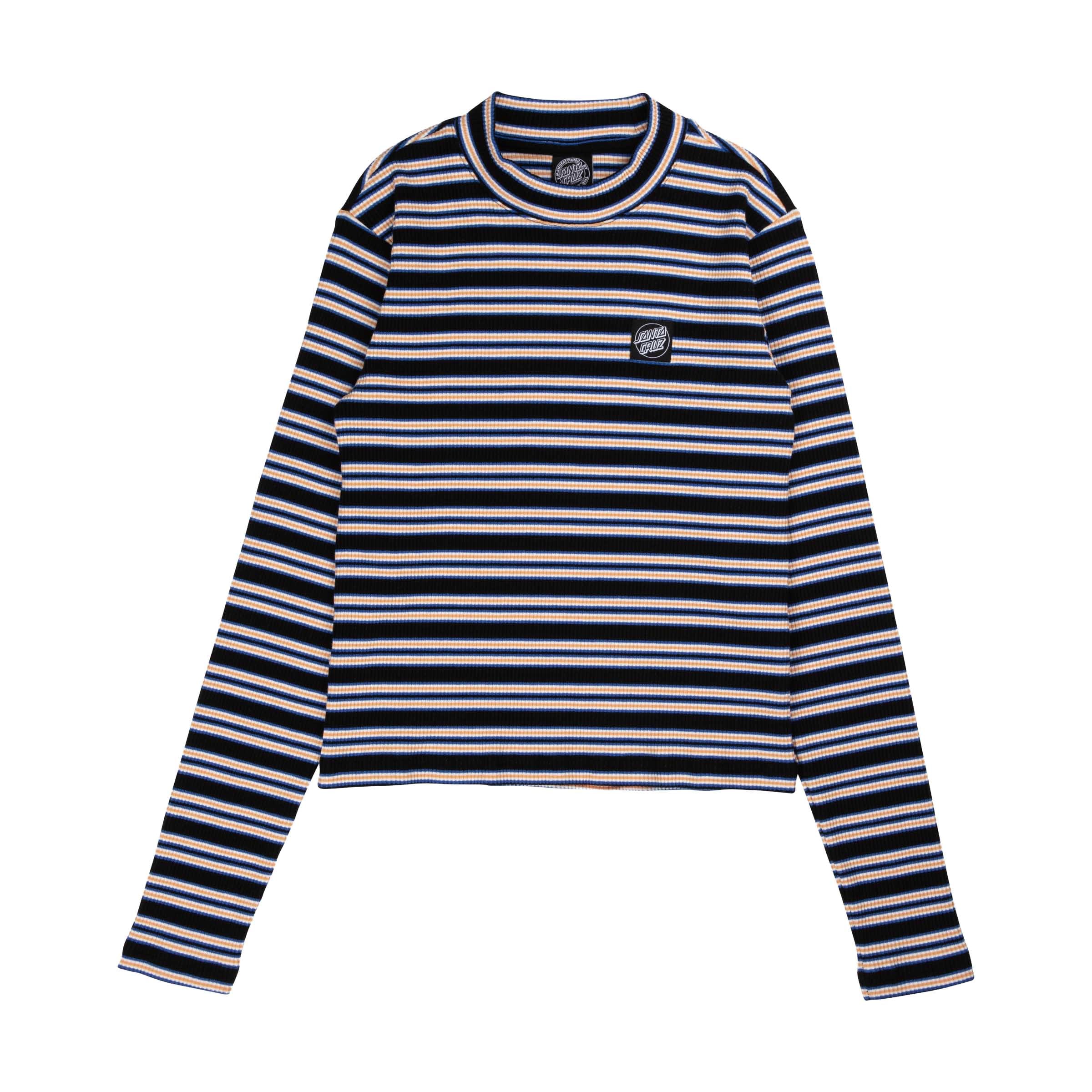Santa Cruz Langarmshirt »OPUS DOT MOCK NECK LS TOP«, (1 tlg.)