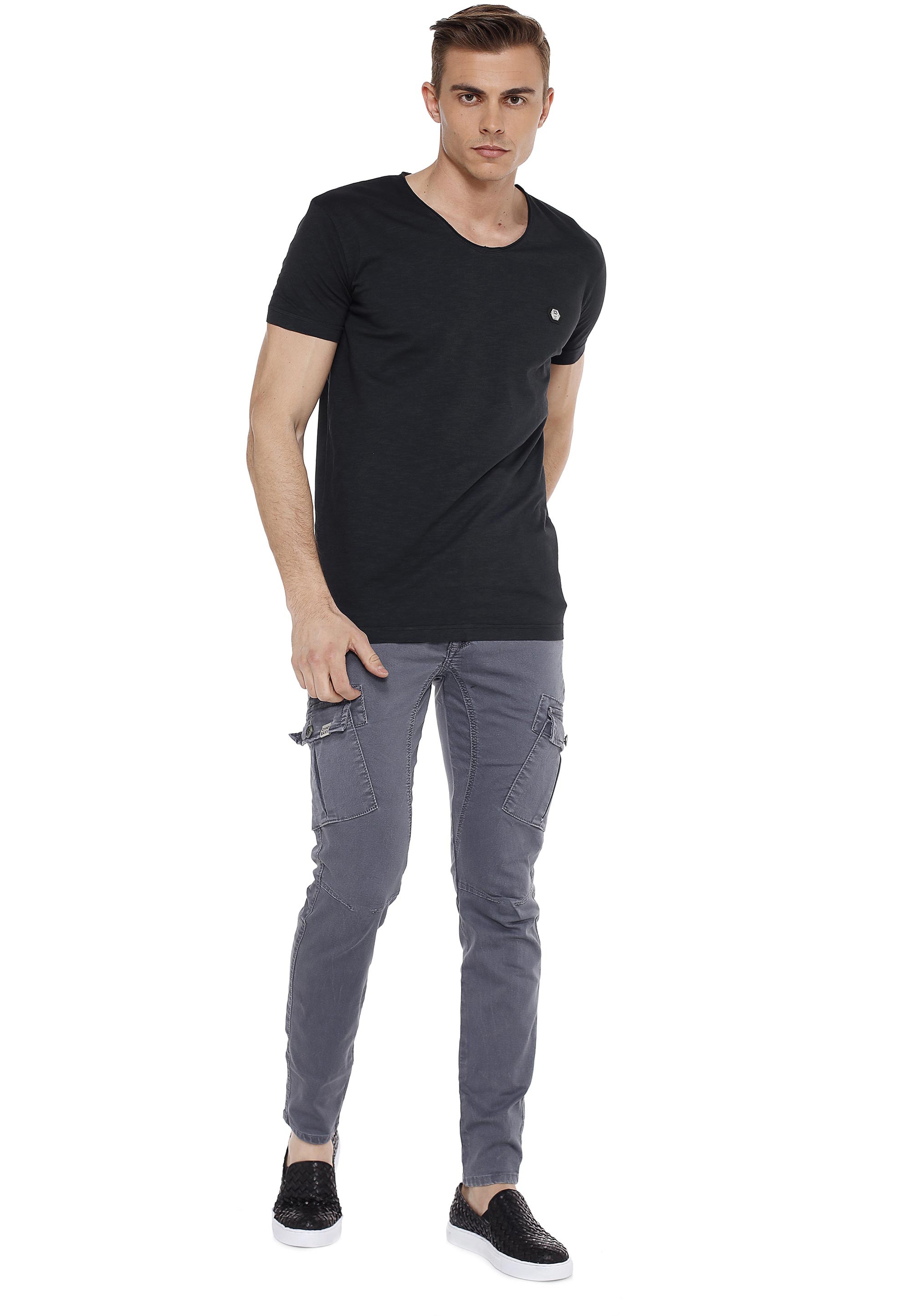 Cipo & Baxx Slim-fit-Jeans, mit Seitentaschen