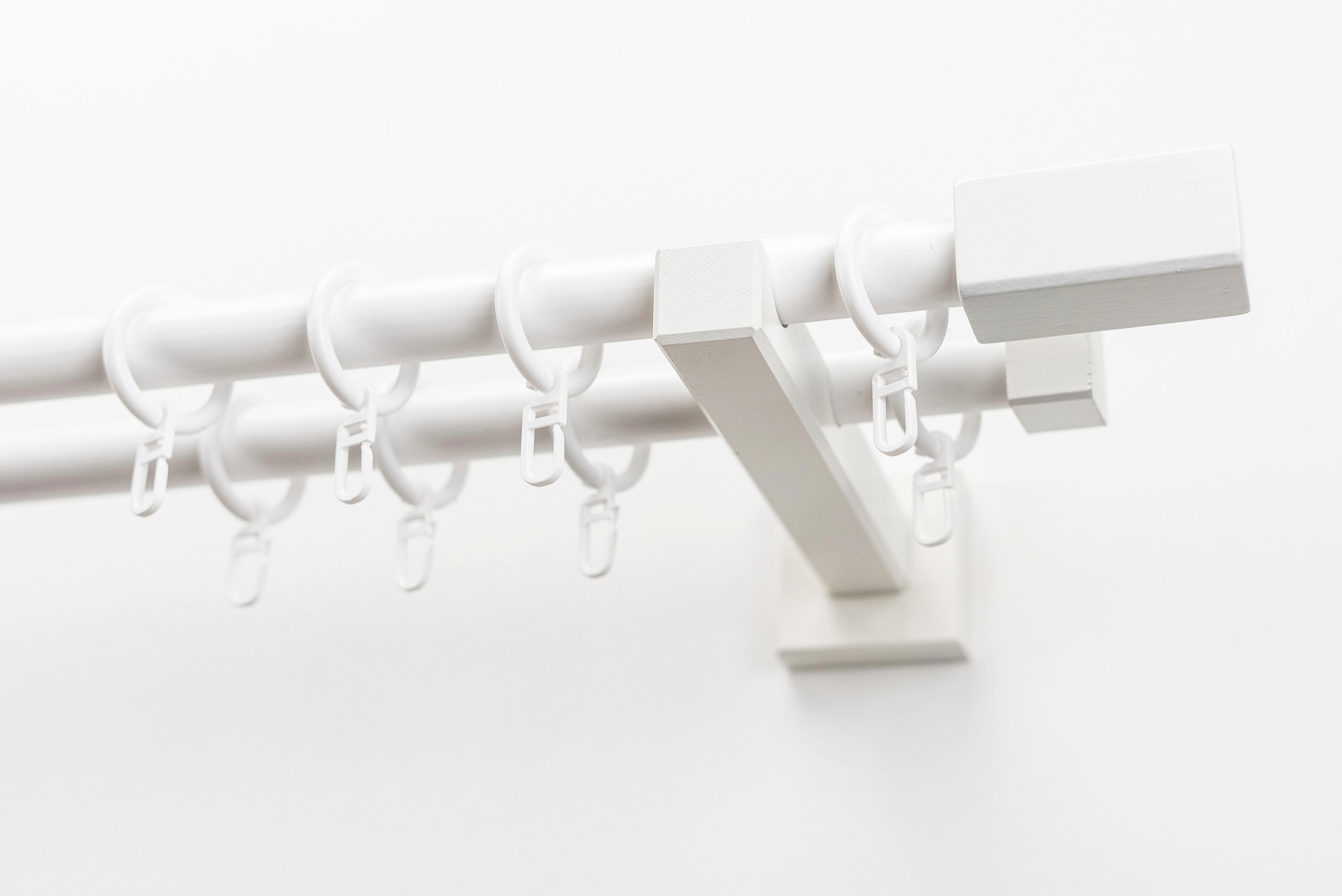 GARESA Gardinenstange "CUBUS" Ø 20 mm 2 läufig-läufig Wunschmaßlänge;Träger günstig online kaufen