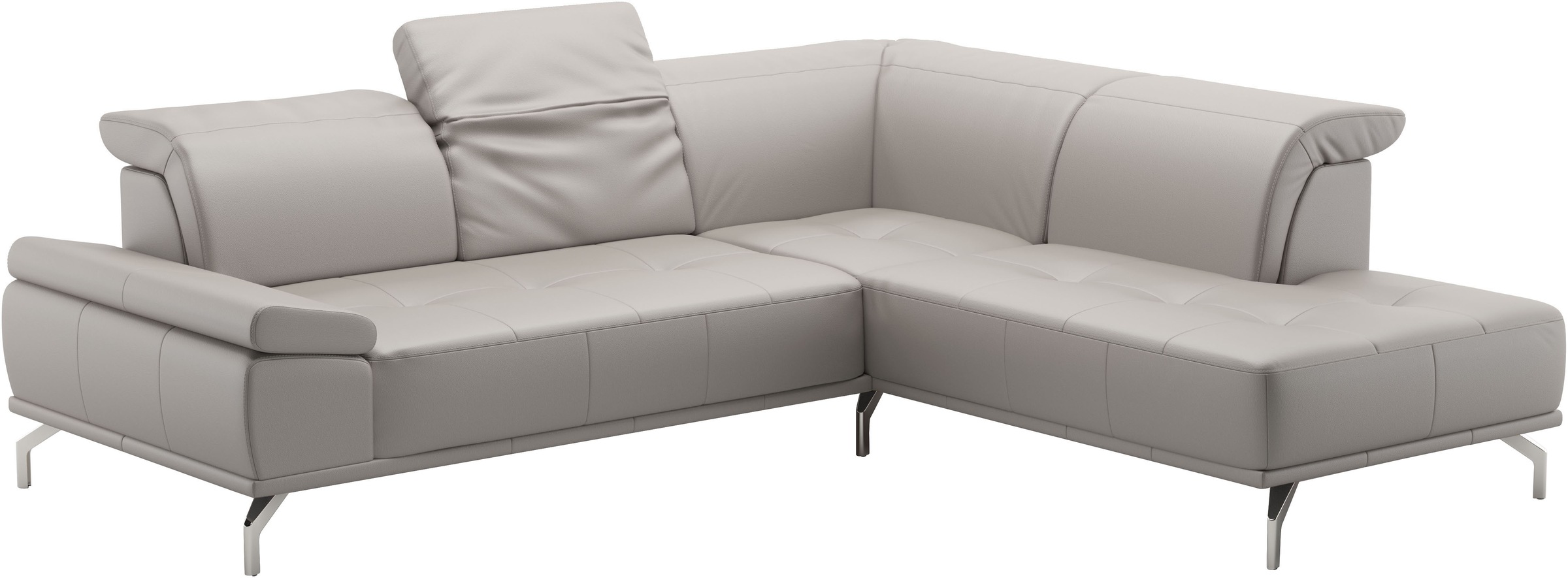 Places of Style Ecksofa »Caluna«, Inkl.Sitztiefenverstellung, wahlweise mit Kopf- und Armteilverstellung