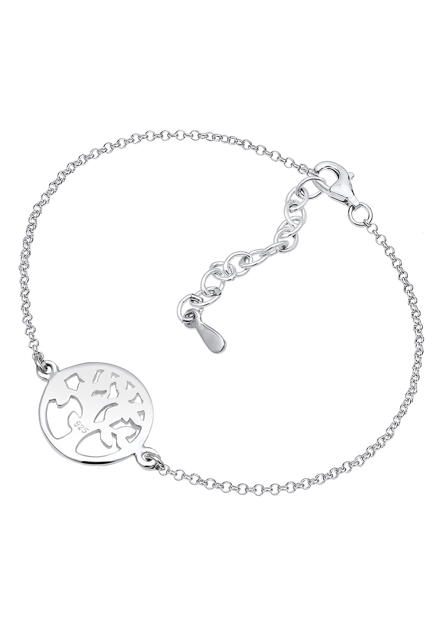 Armband 925 Blatt bestellen Sterling »Lebensbaum Silber« BAUR | Kreis Elli Floral online