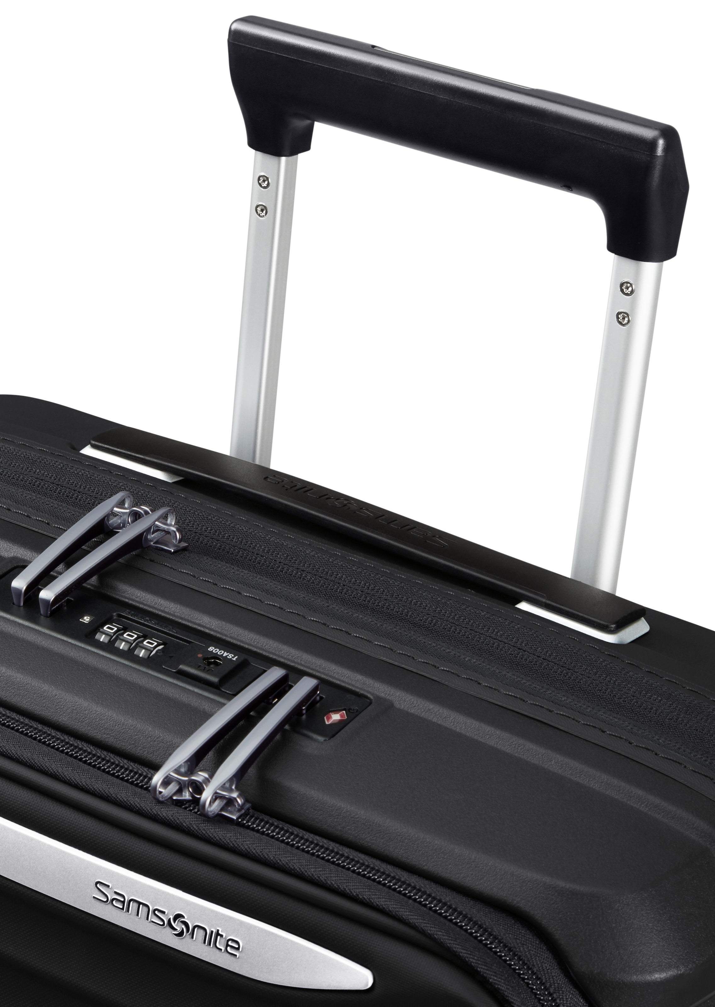 Samsonite Hartschalen-Trolley »UPSCAPE 55 mit Frontfach«, 4 Rollen, Easy-Access-Frontfach Handgepäck Hartschalenkoffer TSA-Zahlenschloss