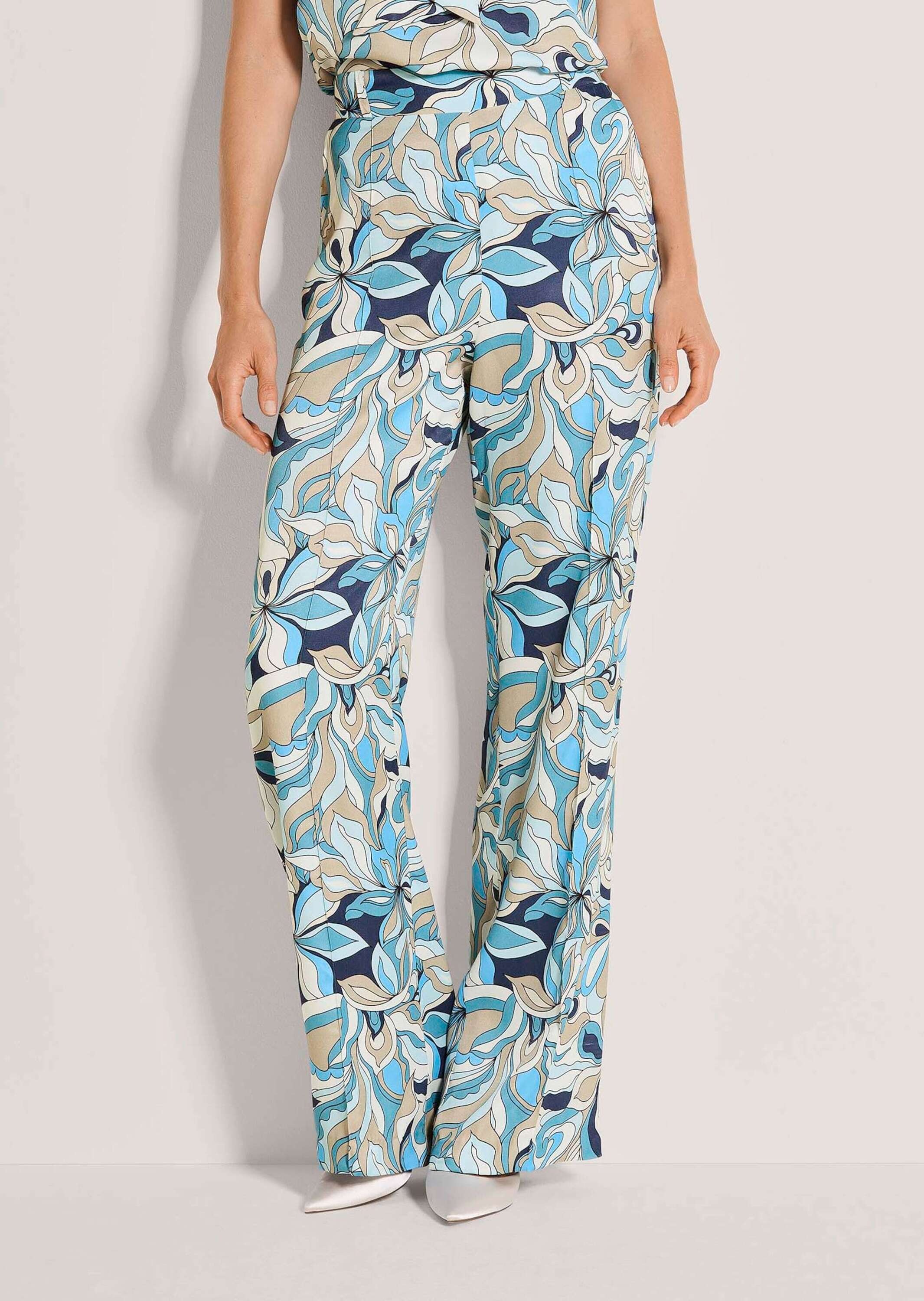 Thumbnail - MADELEINE Chinos "Druckhose Viskosehose mit floralem Muster"