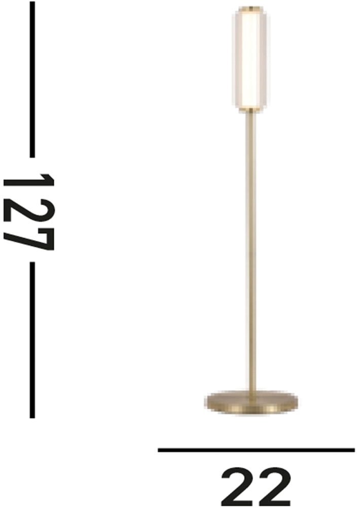 Searchlight LED Stehlampe »Stehlampe Mod, 1-flammig«, 1 flammig, Leuchtmittel LED-Modul | LED fest integriert, Leuchtstab in Opalglas-Optik