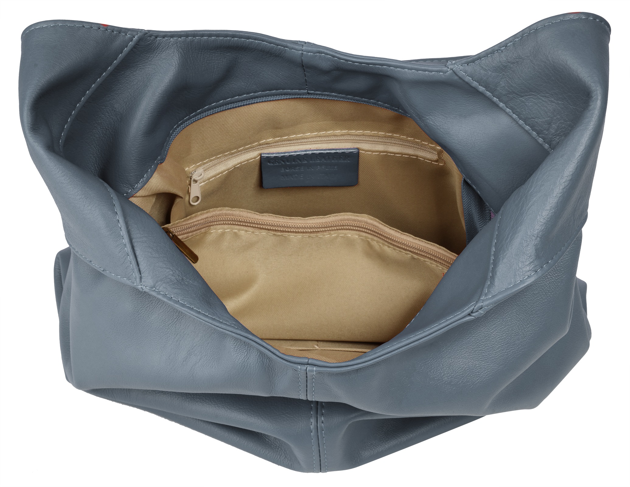 Piké Shopper, echt Leder, Made in Italy