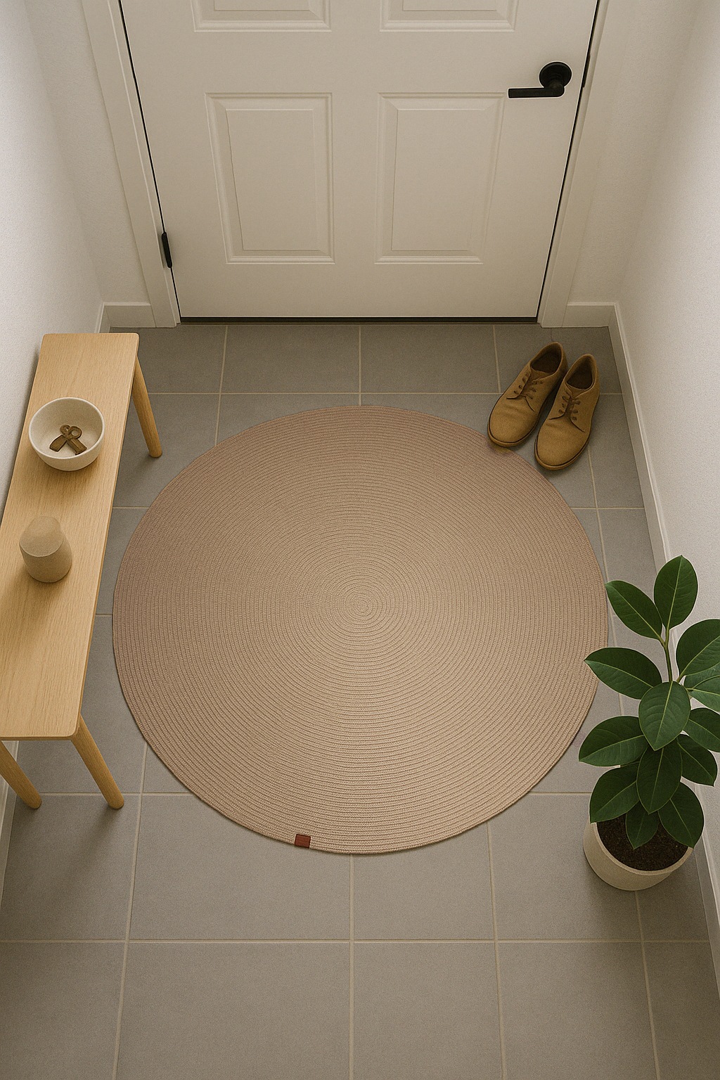 ASTRA Teppich »Paris«, rund, 8 mm Höhe, In- und Outdoor geeignet, Aussenbereich, Wohnzimmer