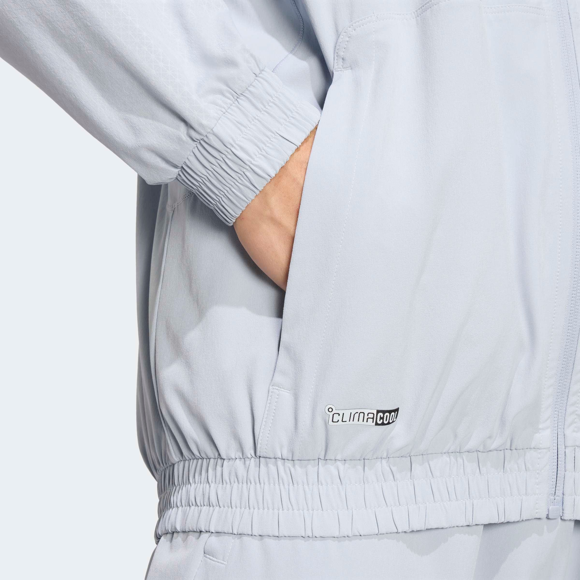 adidas Performance Trainingsjacke »TECH APP R-TOP« für Fitnessstudio und Alltag, schnell trocknende Fasern