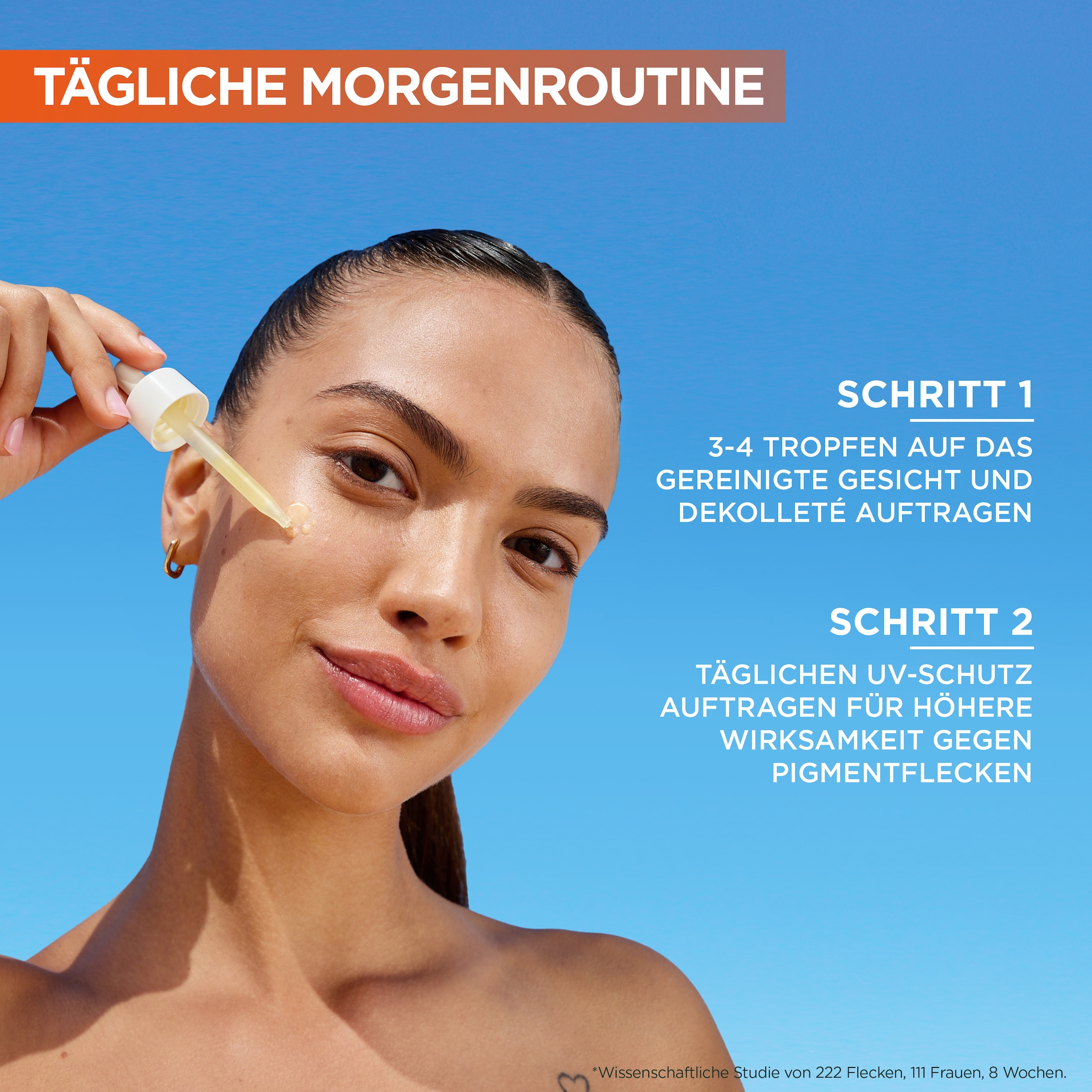 GARNIER Gesichtsserum »Garnier Vitamin C+ Glow Booster Serum«