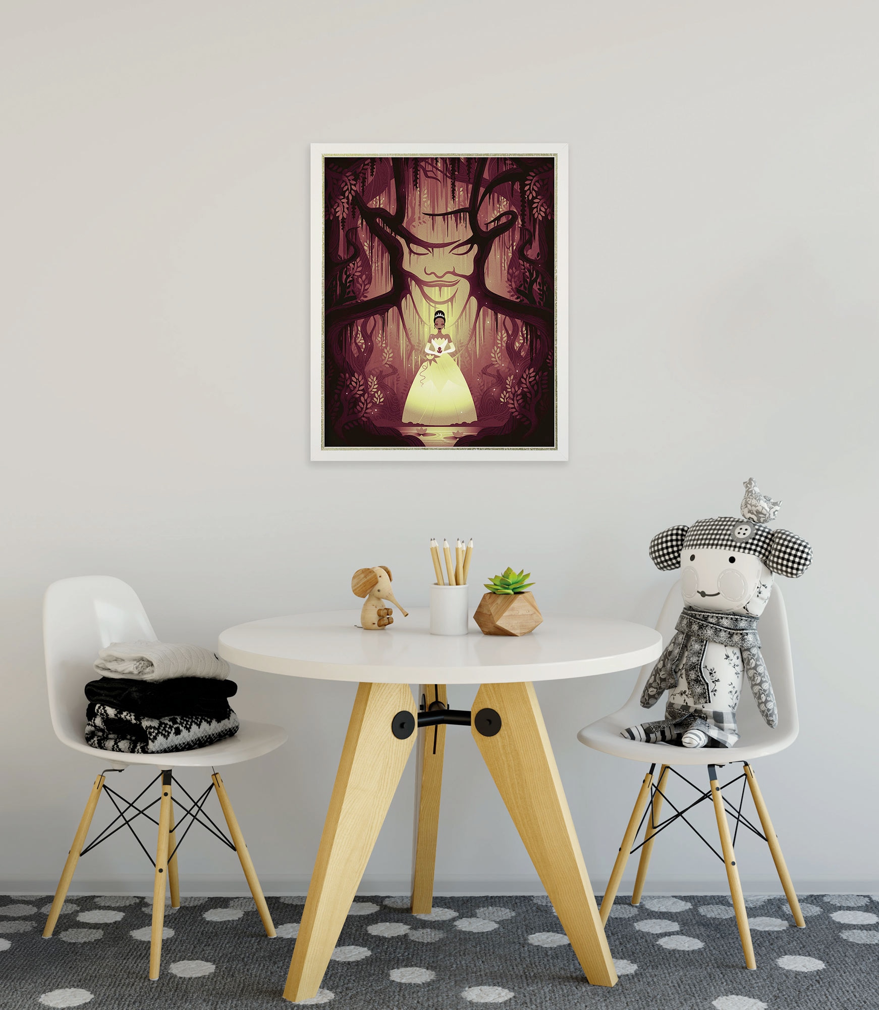 Komar Wandbild "Disney Tiana Dr. Facilier" Disney Set, 1 Stk. tlg. 40 x 50 günstig online kaufen