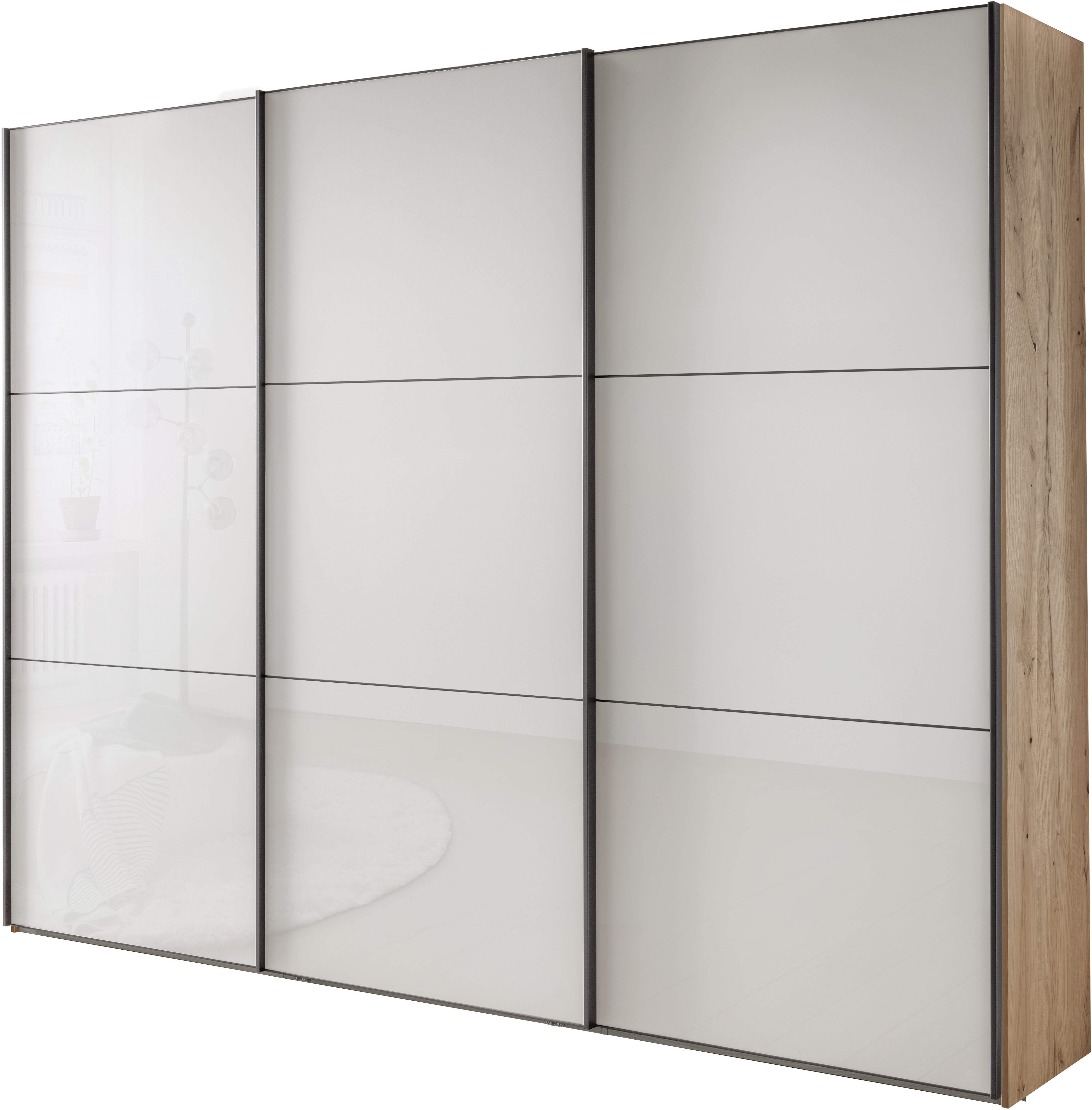 WIEMANN "Phoenix, Made in Germany, modernes Design, Highlight, Blickfang" Viele Farbkombinationen, in 4 Breiten und in 2 Höhen erhältlich, maximaler Staurraum, inkl.Einlegeböden, Wäscheböden u. Dämpfer