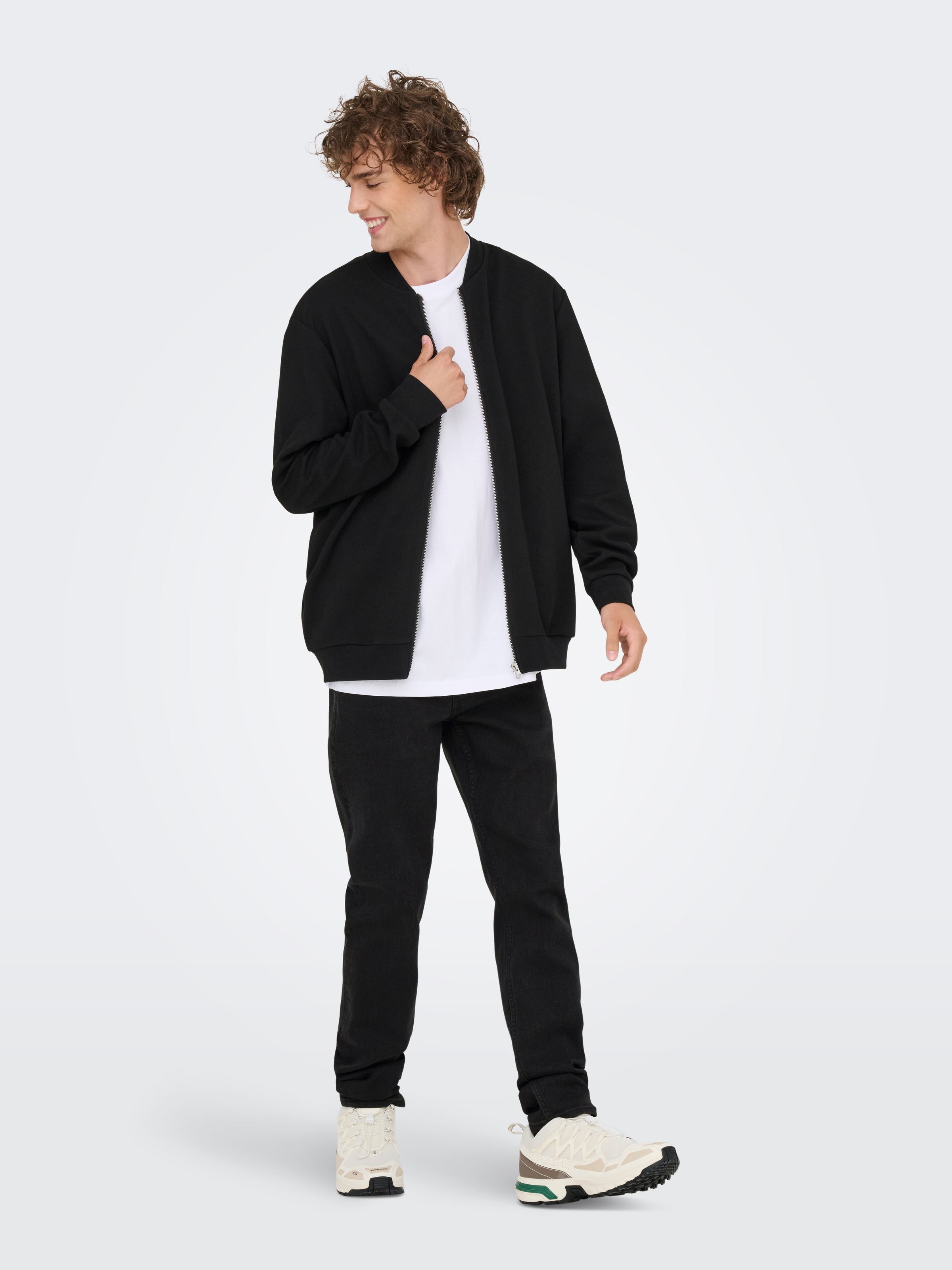 ONLY & SONS ONSLOOM SLIM 5748 EY BOX Jeans Black Denim 28W 32L 3