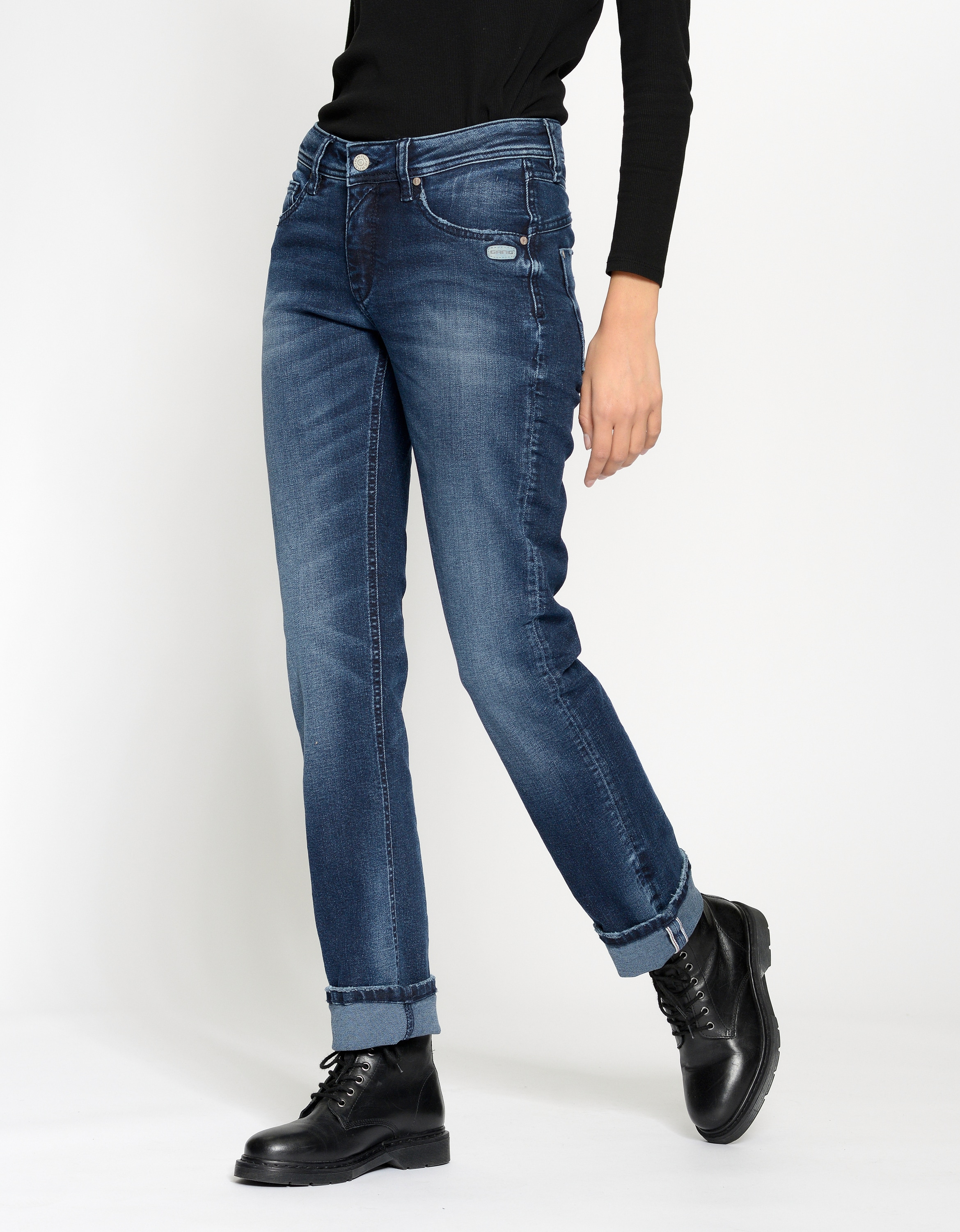 GANG Straight-Jeans "GANG Jeans Straight Fit 94AMELIE STRAIGHT" günstig online kaufen