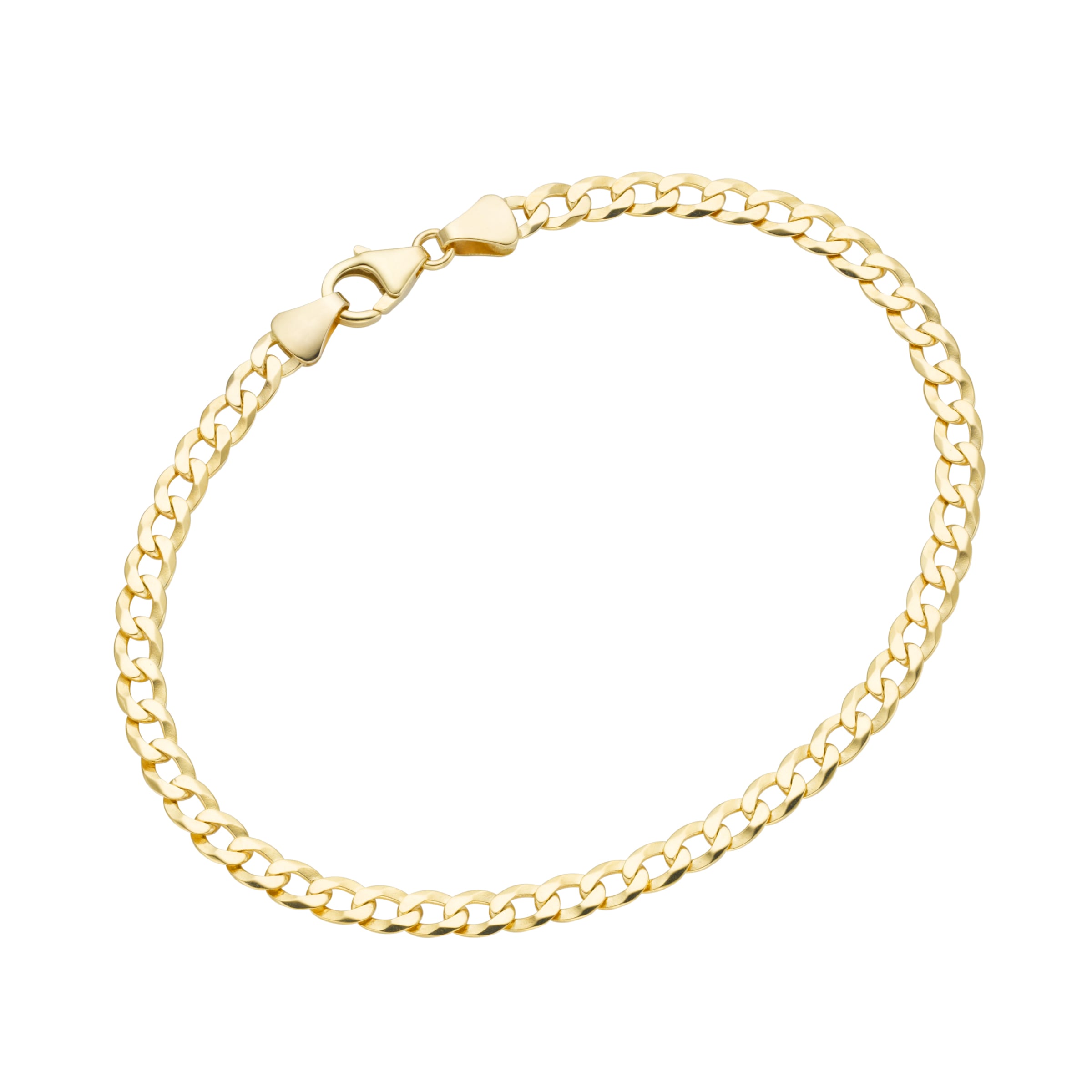Luigi Merano Armband »Panzerkette diamantiert Gold 585«
