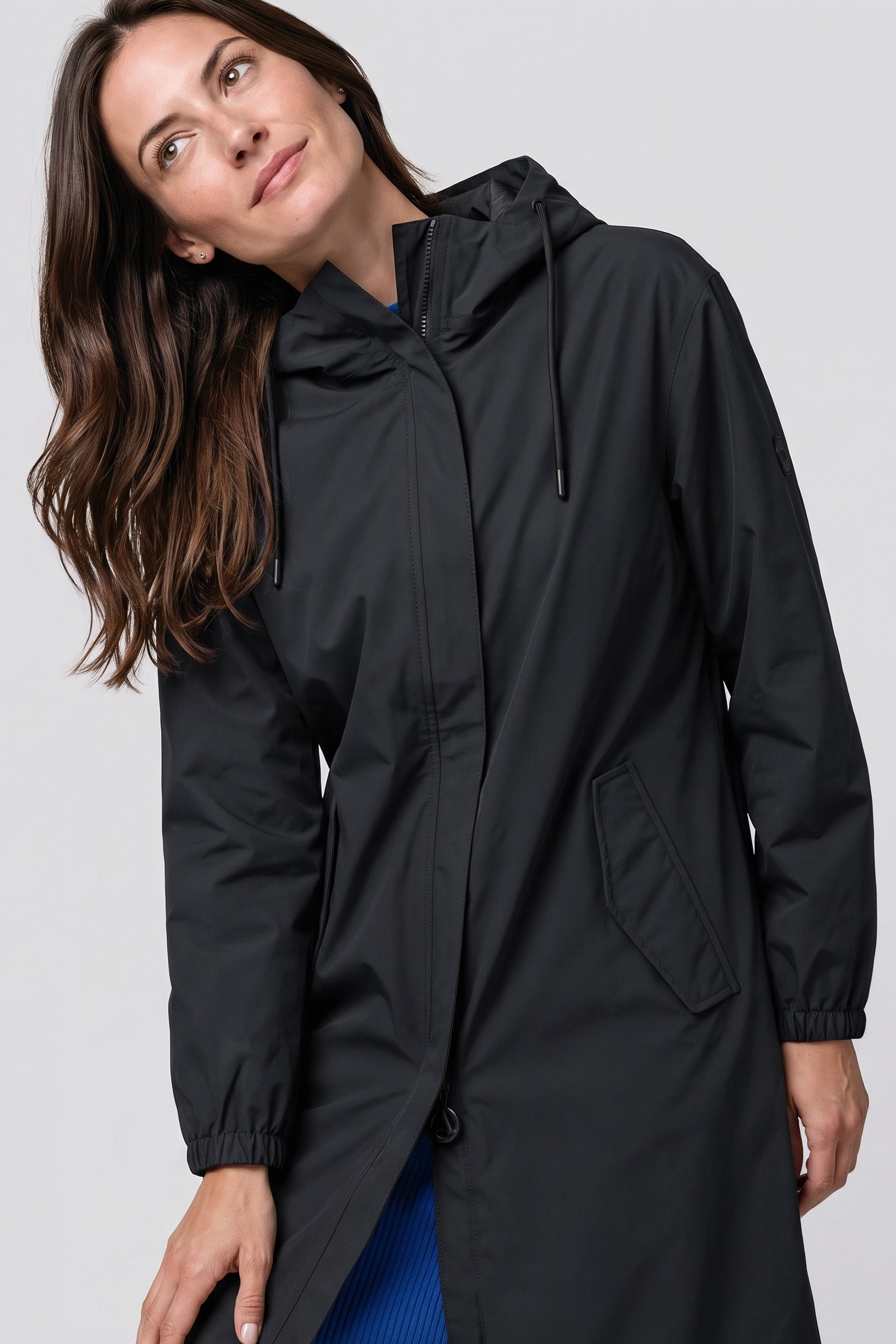 Alife & Kickin Regenjacke »Damen TirilAK A Regenjacke, Jacke« Wasserabweisend, Kapuze mit Kordelzug, Zwei-Wege-Reißverschluss