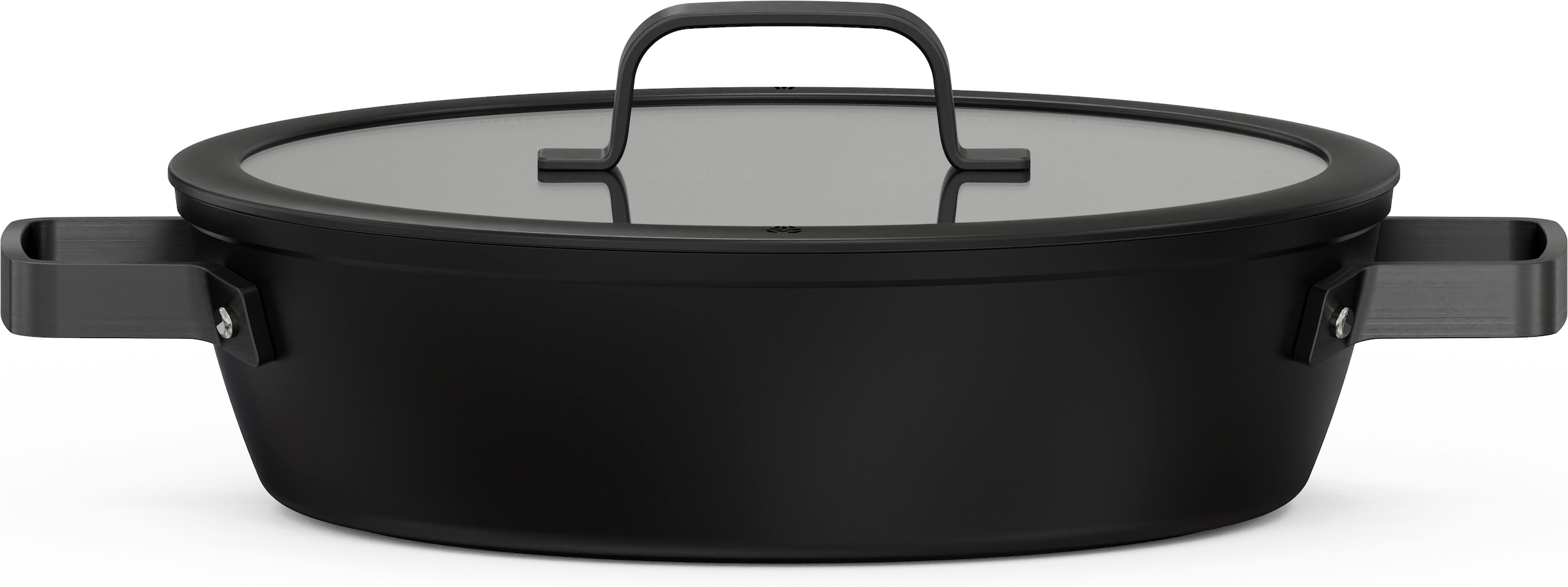 Hanseatic Servierpfanne "ALU PRO" Aluminium 1x Pfanne 28 cm mit Deckel, 1 tlg. Profi Pfanne mit Antihaftbeschichtung, für alle Herdarten, Induktion