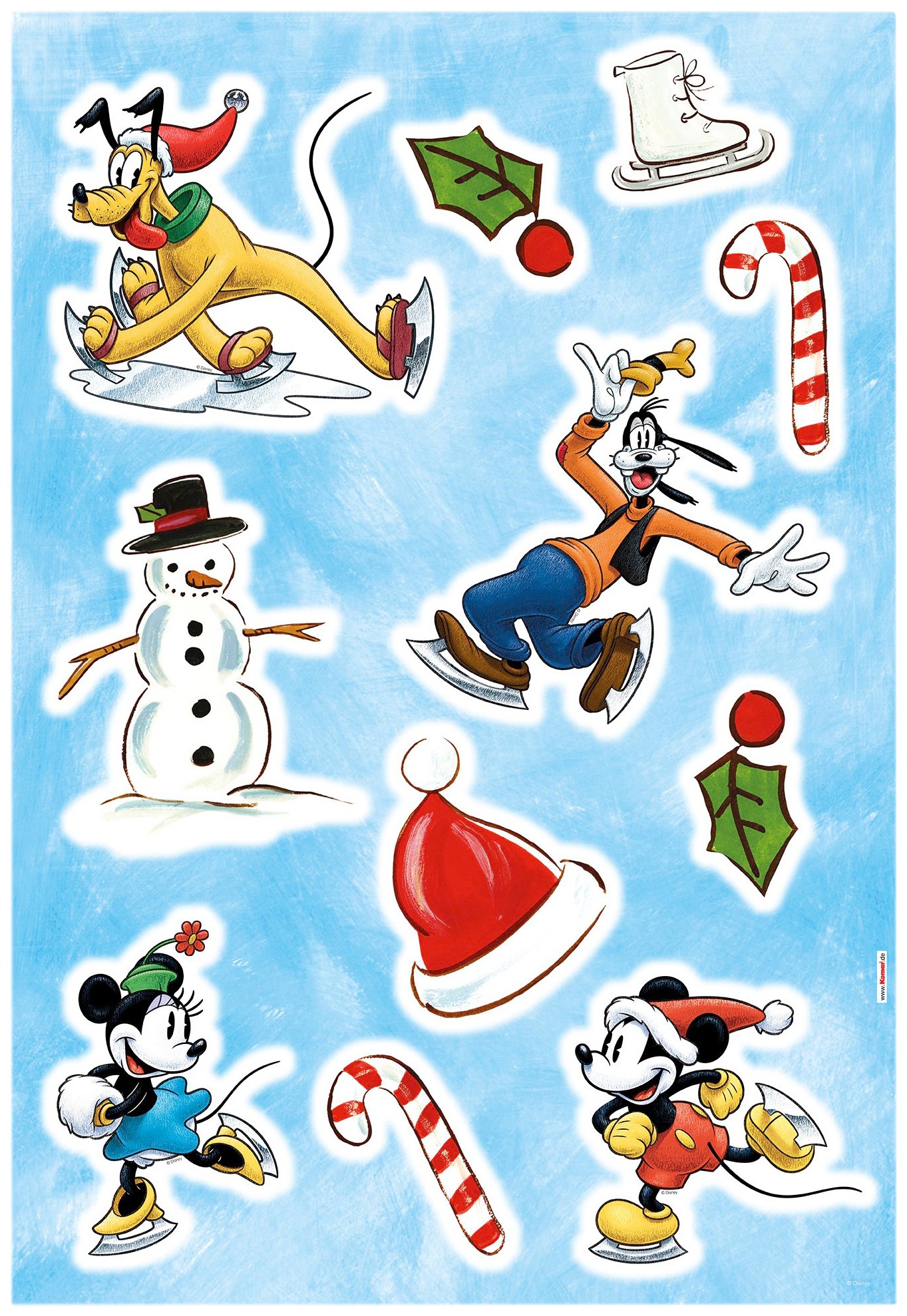 | (Breite slide«, x »Mickey (Set), 50x70 Wandsticker BAUR Komar Ice Wandtattoo Höhe), cm selbstklebendes