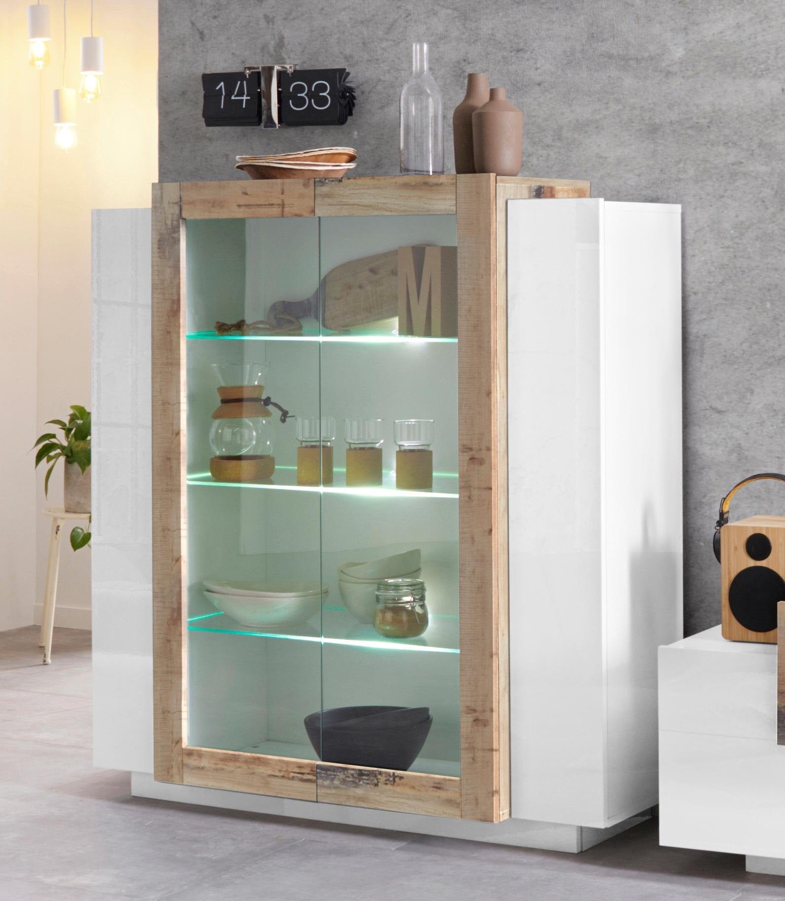 Tecnos Vitrine »Coro«, Höhe 126 | cm BAUR