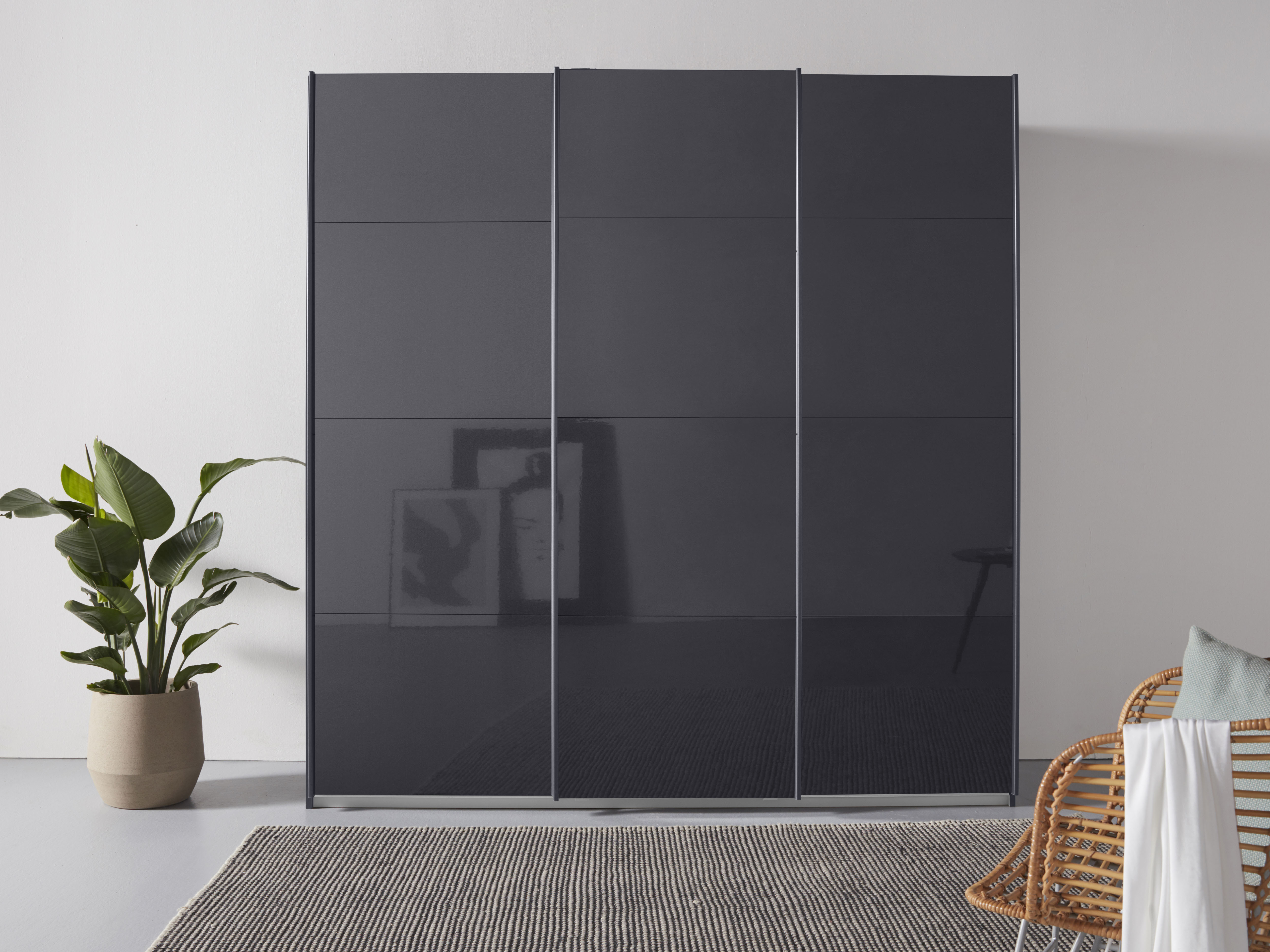 OTTO home Kleiderschrank "Mehrzweckschrank Aktenschrank Möbel Mietswohnung TOPSELLER OTELI" 3 Ausstattungen BASIC/CLASSIC/PREMIUM (inkl. SOFT-CLOSE-FUNKTION), Breiten 203/271/315/360 cm Höhen 210/229 cm MADE IN GERMANY