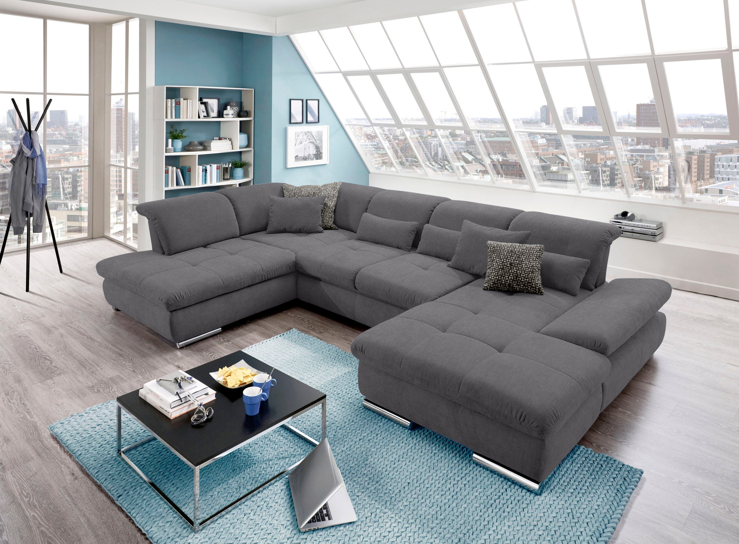 set one by Musterring Wohnlandschaft "SO 4100 komfortable Federkernunterfed günstig online kaufen