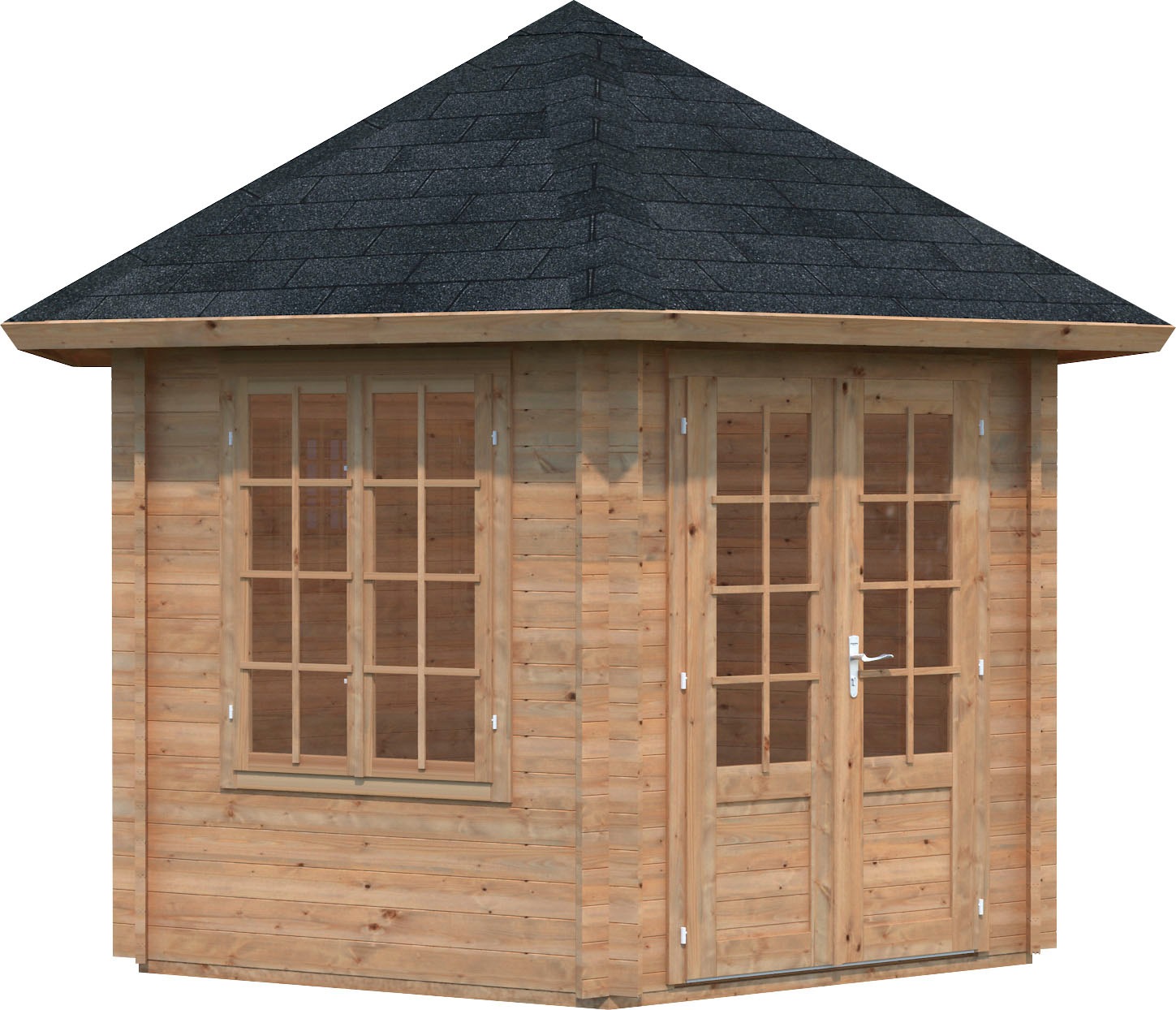 Palmako Gartenhaus "Pavillon Hanna", hellbraun günstig online kaufen