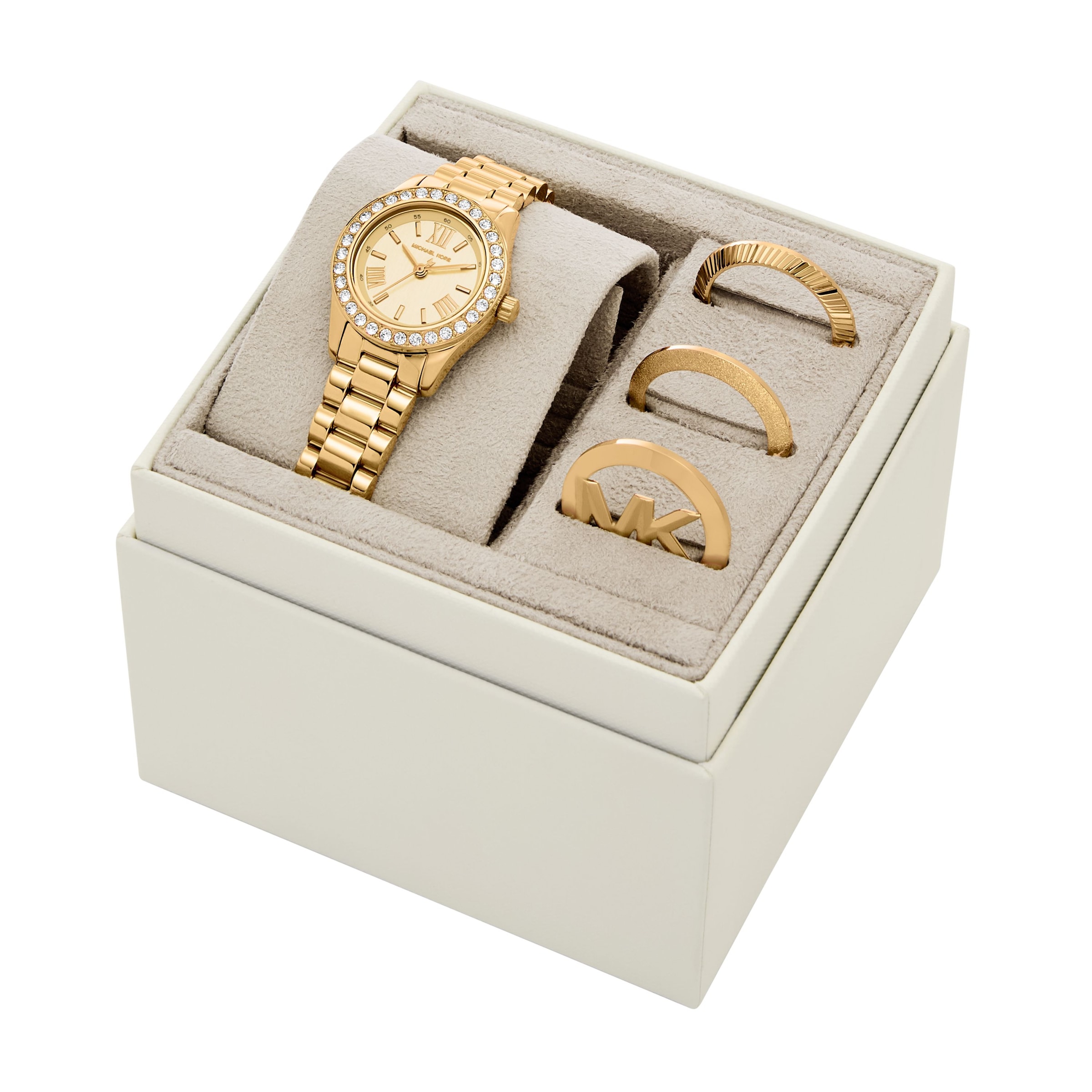 MICHAEL KORS Quarzuhr »Lexington« Armbanduhr, Edelstahlarmband, Ideal auch als Geschenk, analog