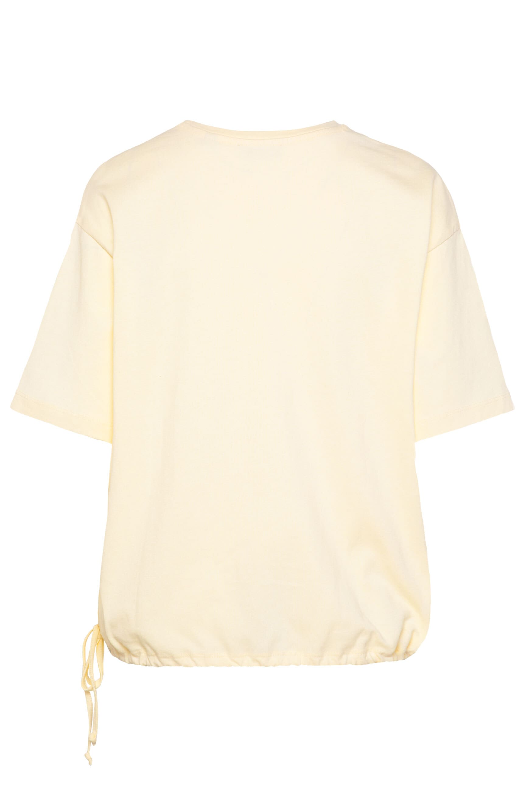 SENSES.THE LABEL Rundhalsshirt mit Bindeband am Saum