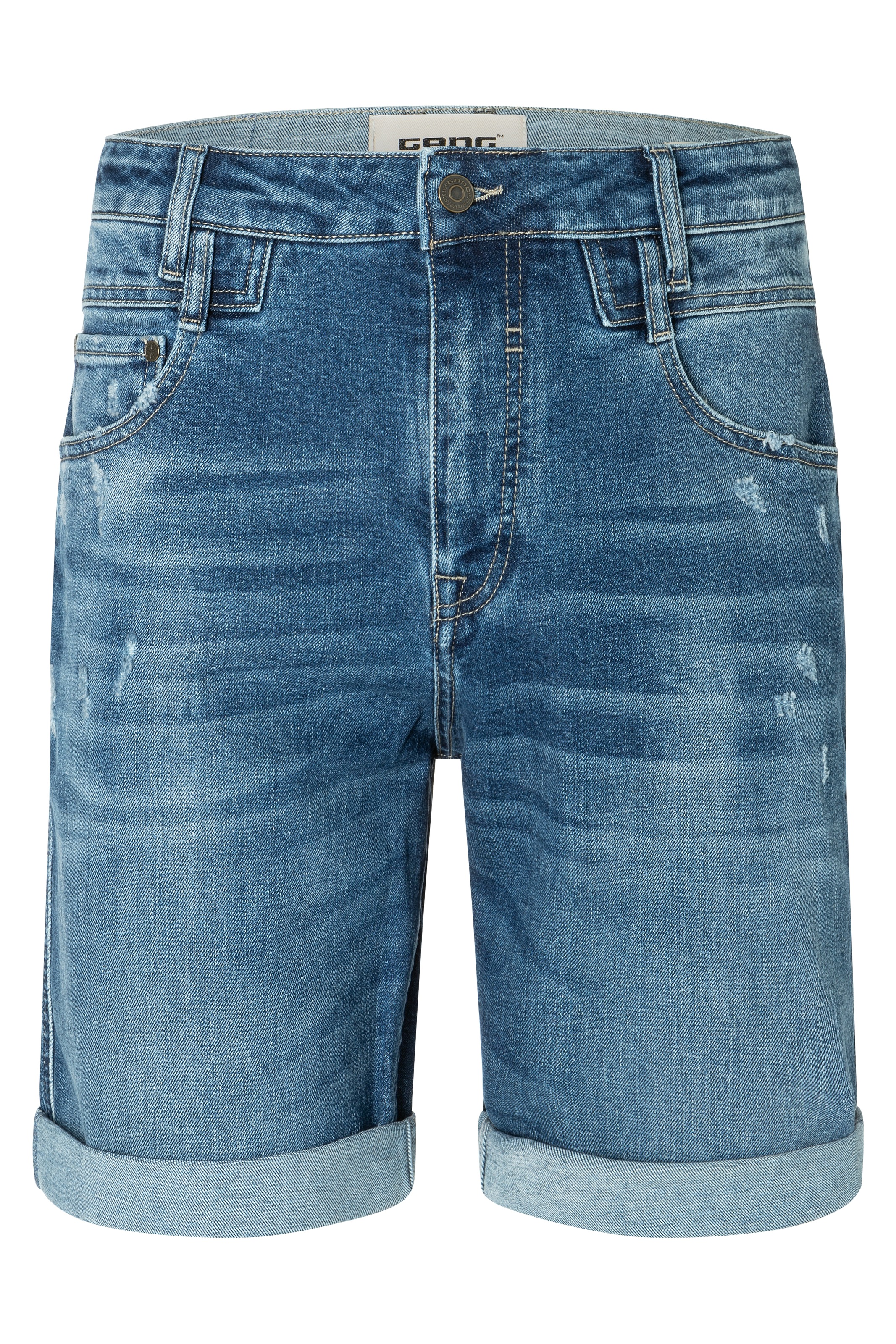GANG Jeansshorts »94MARCO«, mit Doppelbunddetail