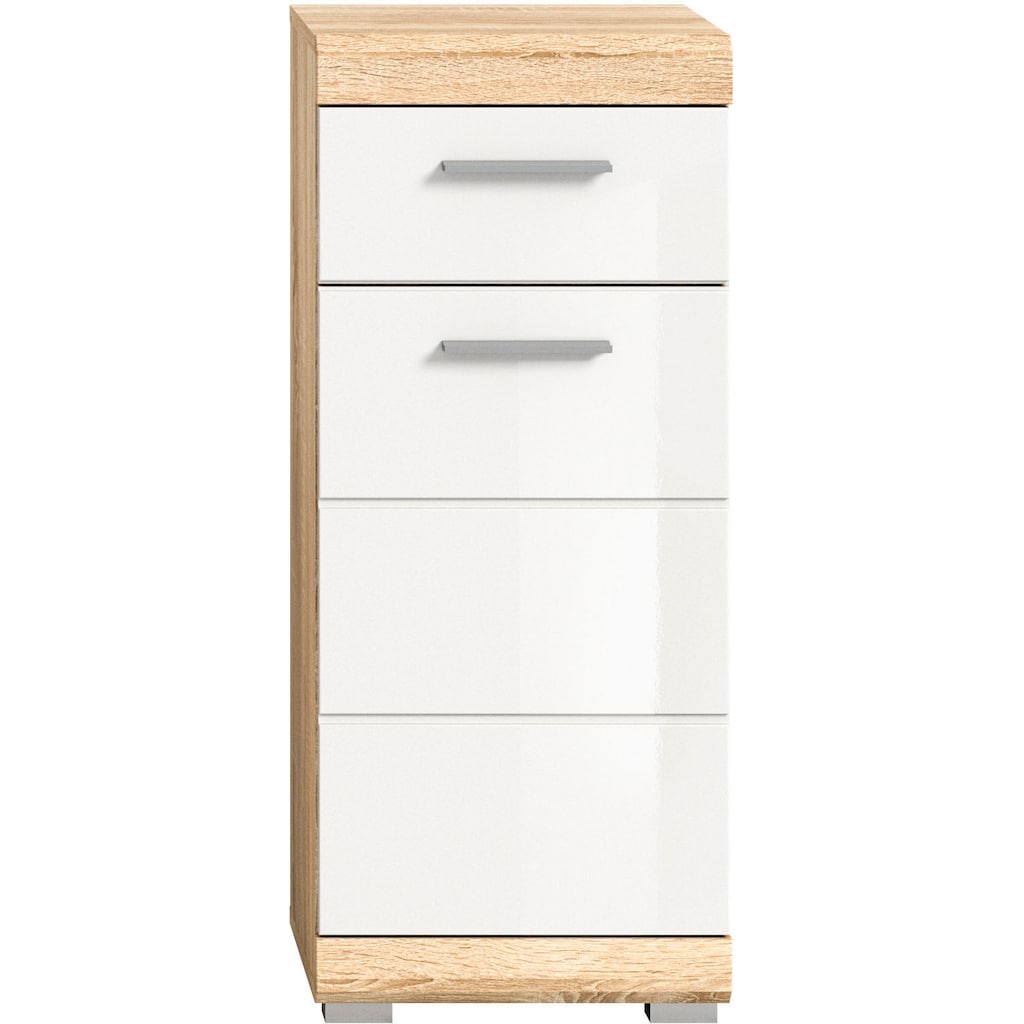 INOSIGN Unterschrank »Siena«, (1 St.), Badmöbel Badschrank, 1 Tür, 1 Schubkasten, Breite 37 cm