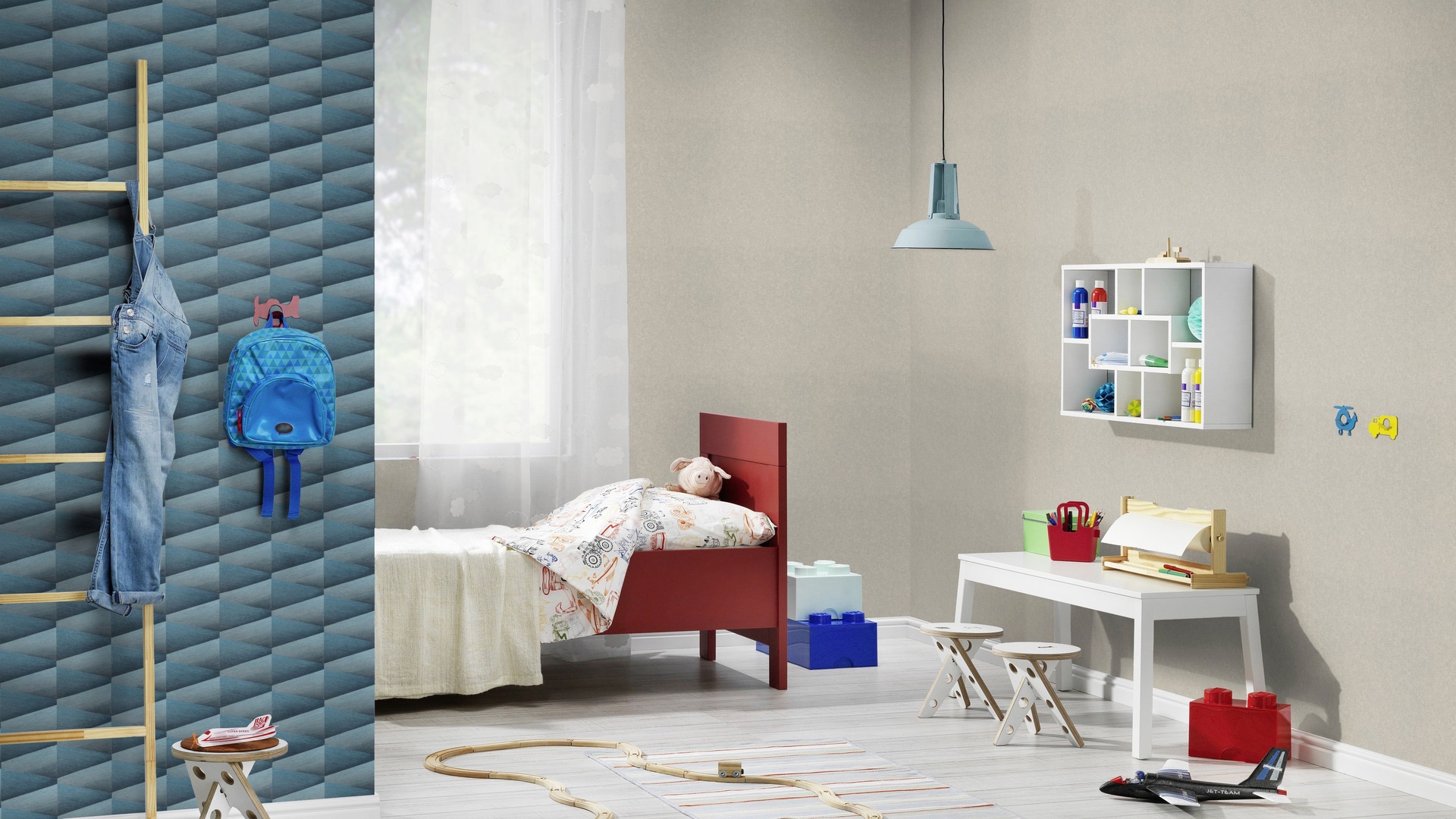 Rasch Vliestapete »Composition« einfarbig Unitapete mit Struktur und Schimmer