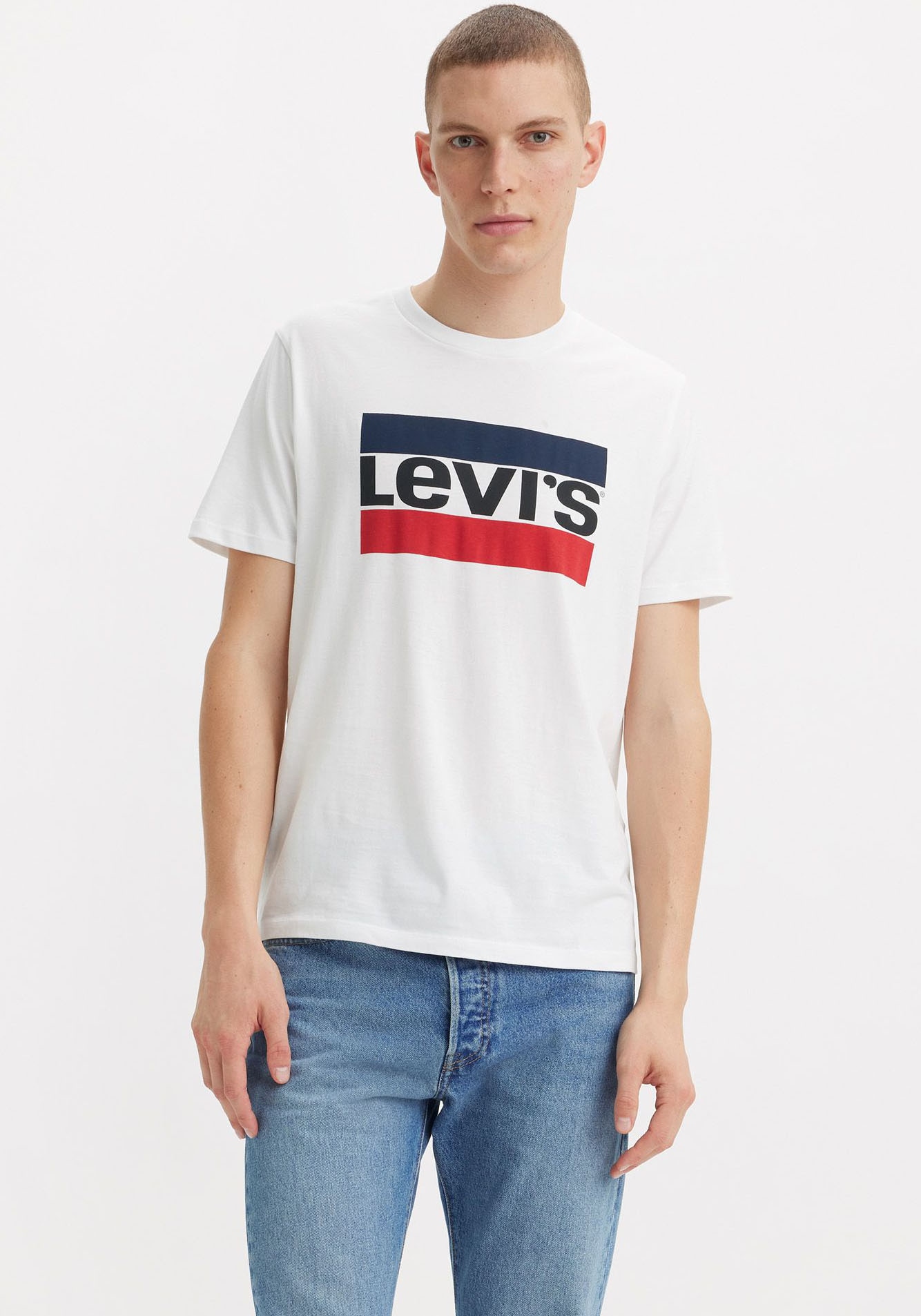 Levis T-Shirt mit großem Logoprint günstig online kaufen