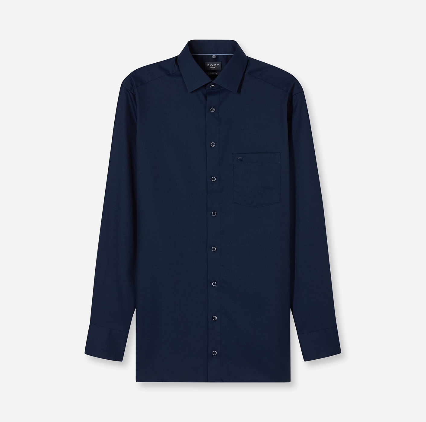 OLYMP Langarmhemd "Luxor" modern fit, New-Kentkragen, Businesshemd, verläng günstig online kaufen