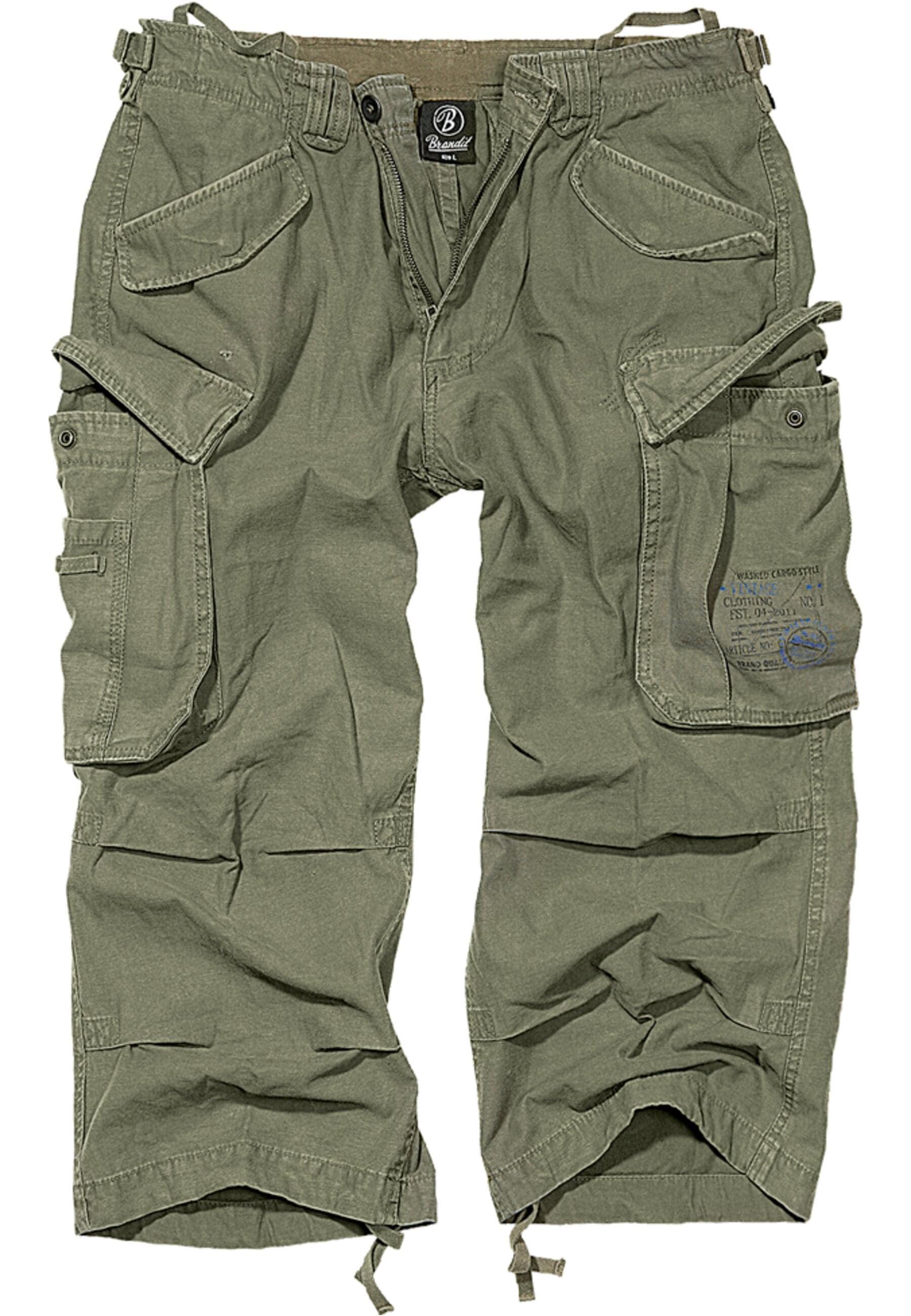 Brandit Stoffhose "Brandit Herren Industry Vintage Cargo 3/4 Shorts" günstig online kaufen