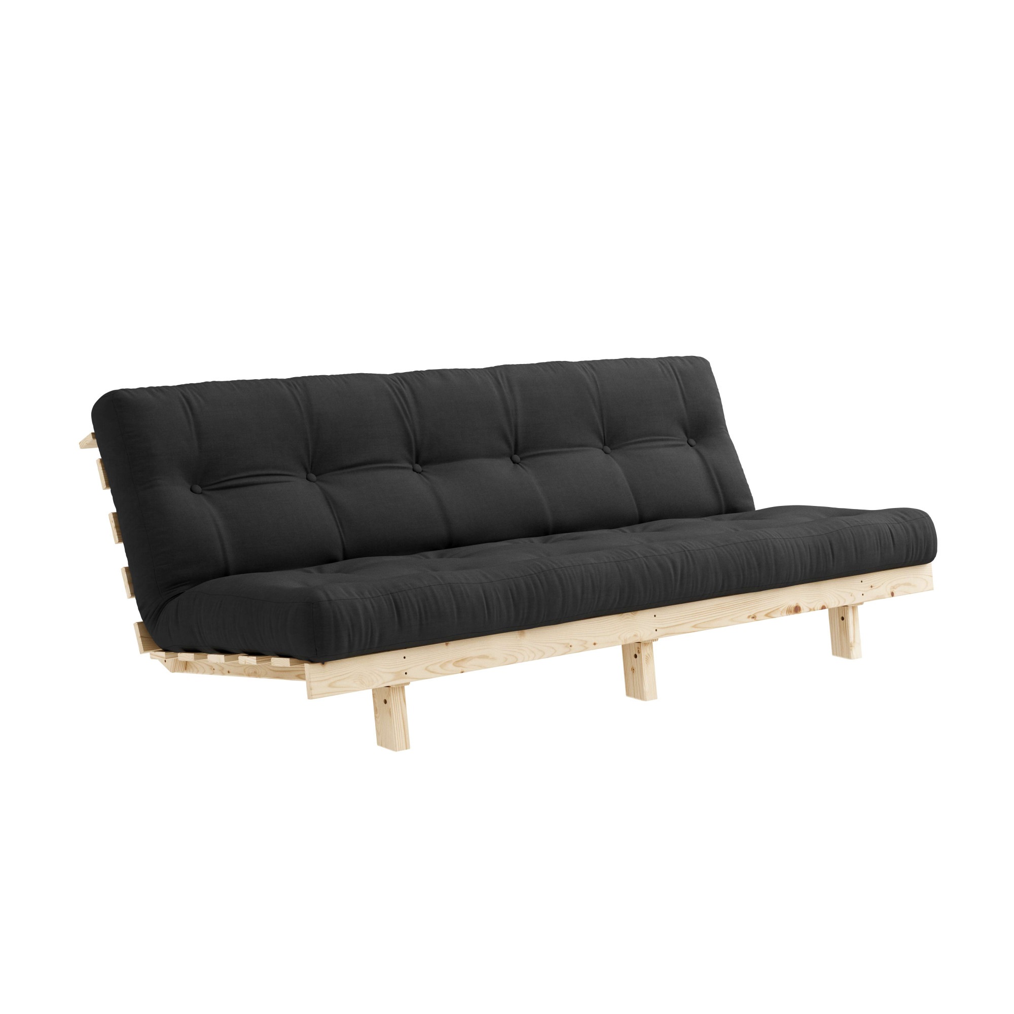 Karup Design Schlafsofa »Lean 200 Schlafsofa, Gästebett, Sofa mit Futonmatratze«, (2 St.), Inkl. Futonmatratze, Liegefläche 130x200 cm, FSC® zertifizierte Kiefer