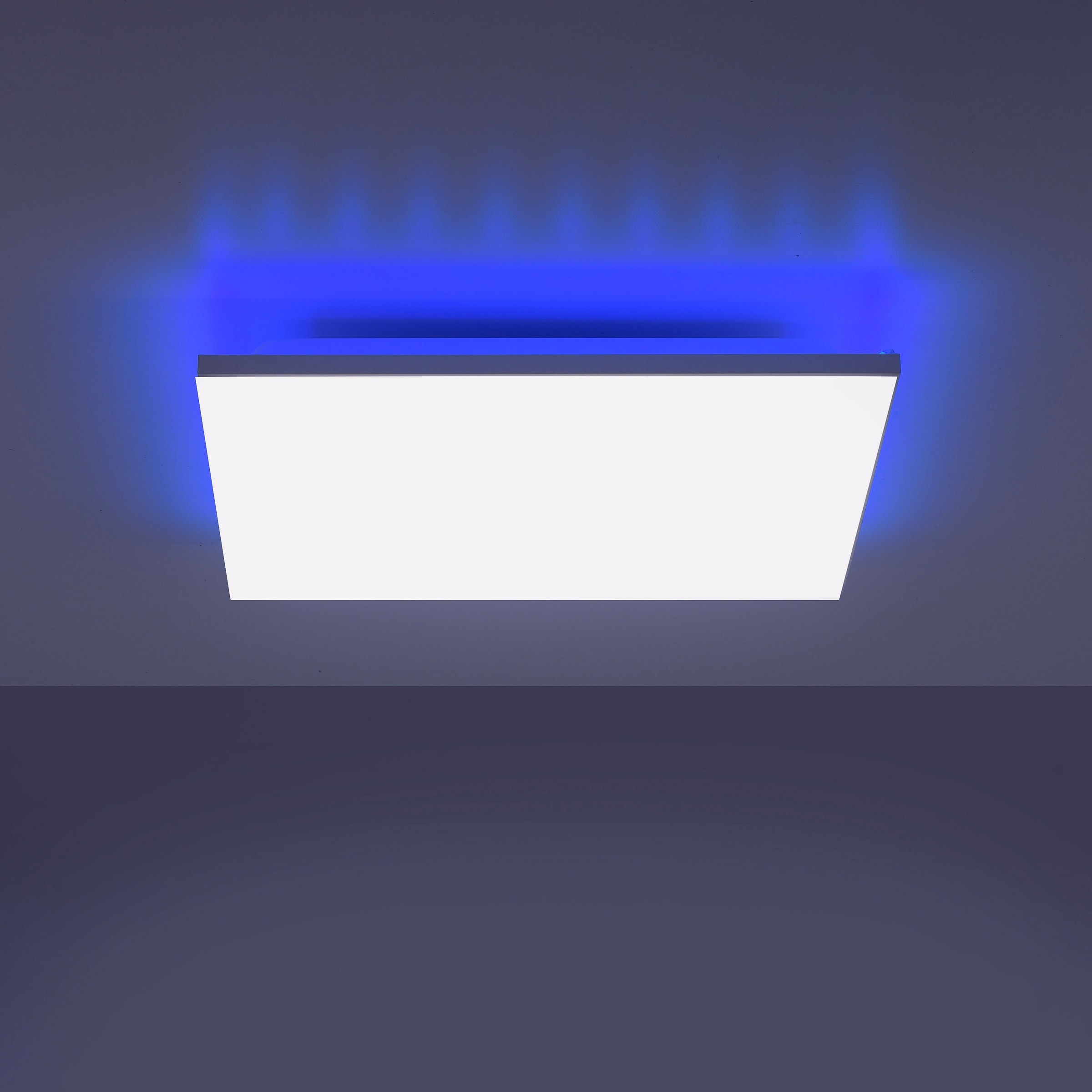 my home LED Deckenleuchte »Floki«, 2 flammig-flammig, rahmenlos, mit CCT  17W+1,8W Rainbow RGB, 45x45cm | BAUR
