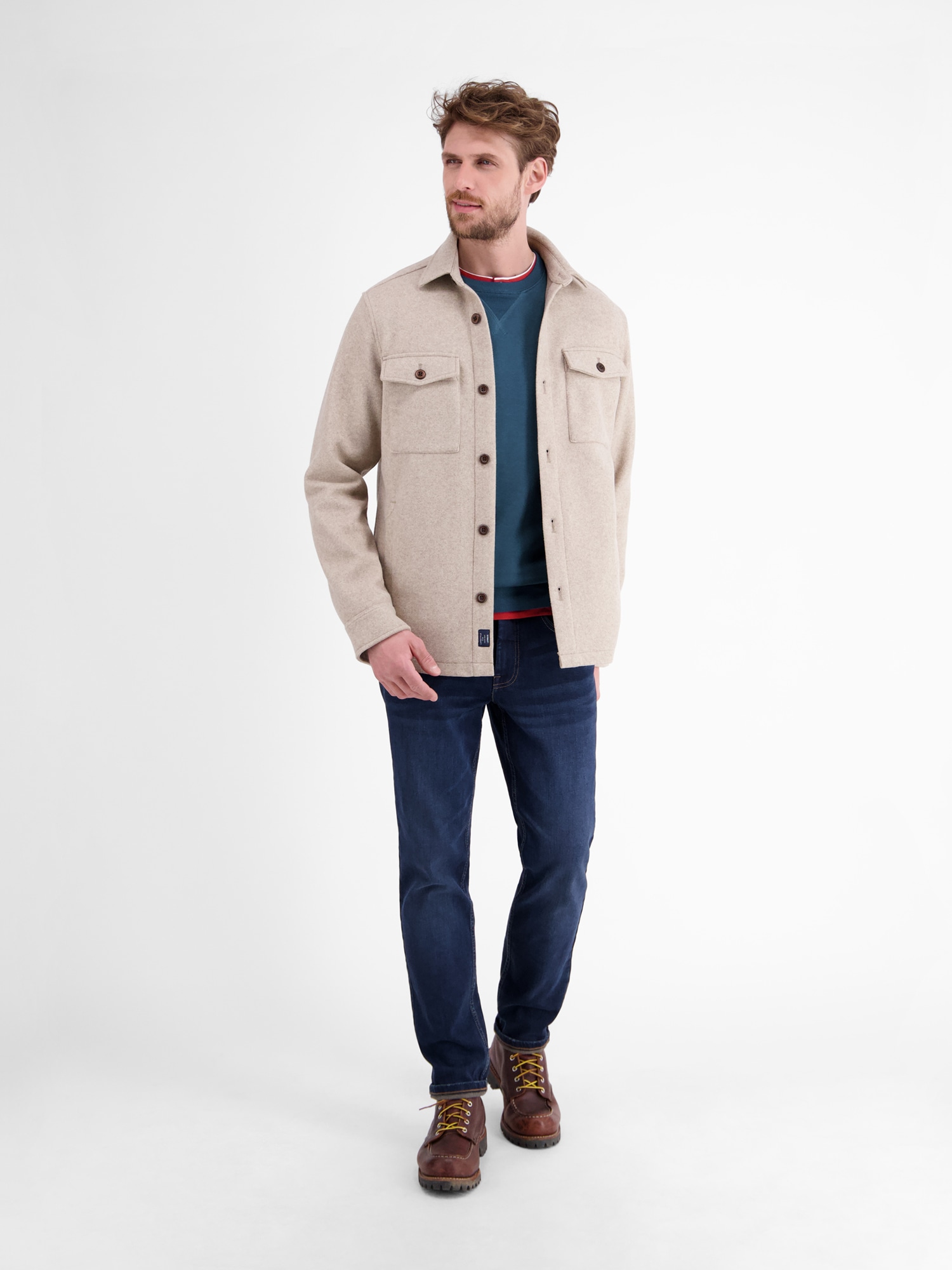 LERROS Sweatshirt »LERROS Urbaner Sweatshirtstyle für Herren«