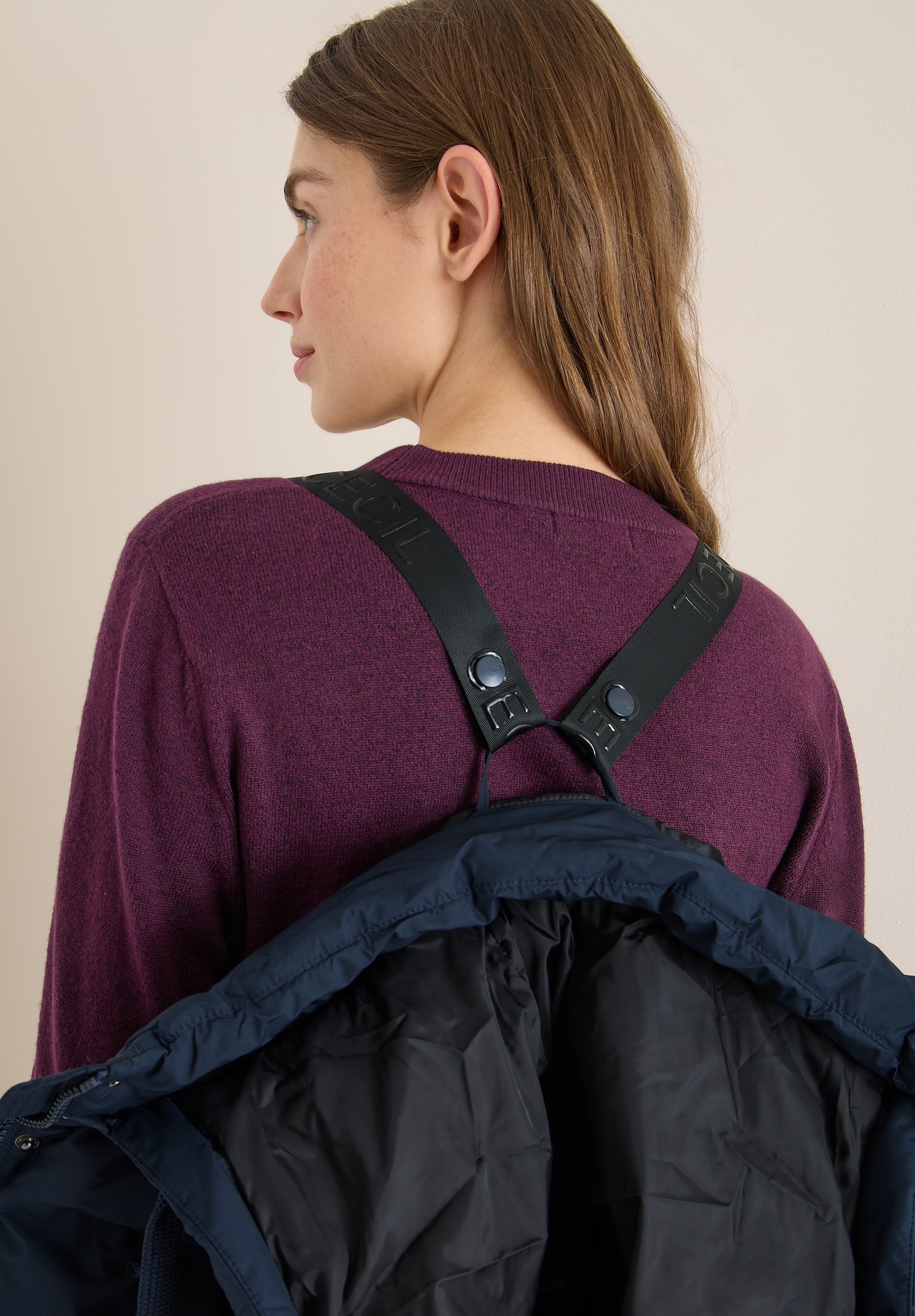 Thumbnail - Cecil Steppmantel mit Kapuze