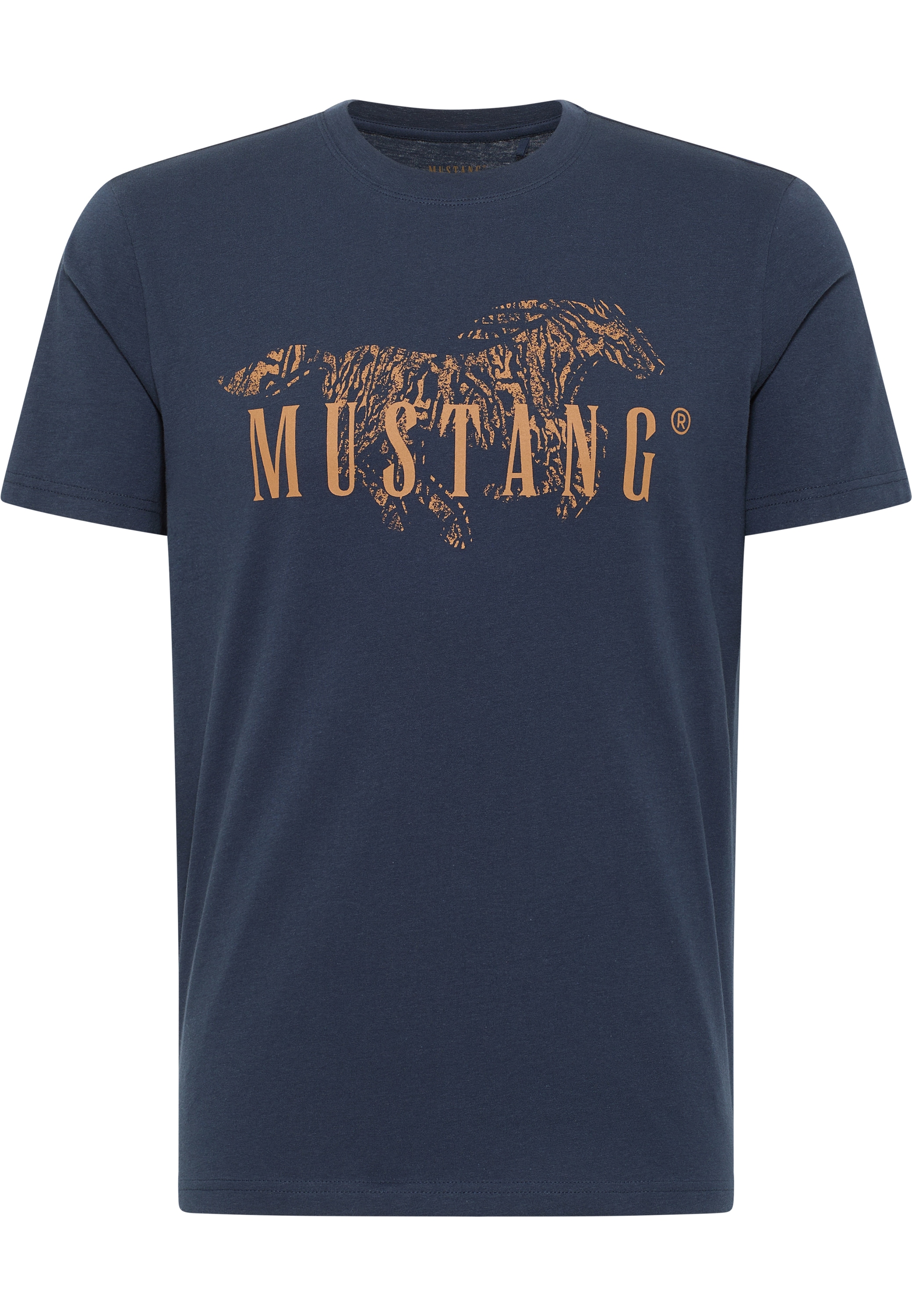 MUSTANG Kurzarmshirt ▷ »Print-Shirt« kaufen | BAUR