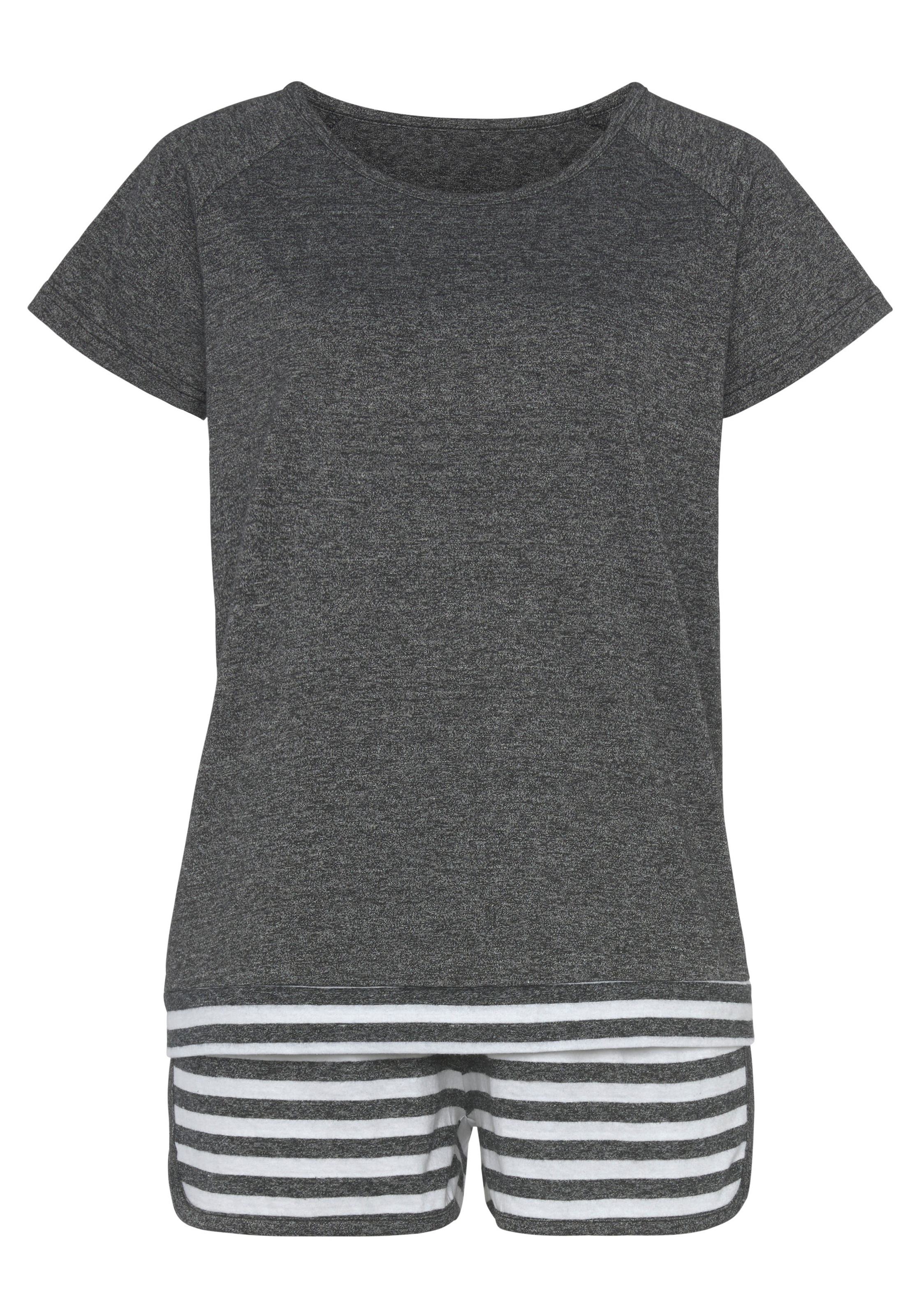 Vivance Dreams Shorty 2 Stk. tlg., mit Streifen-Details günstig online kaufen