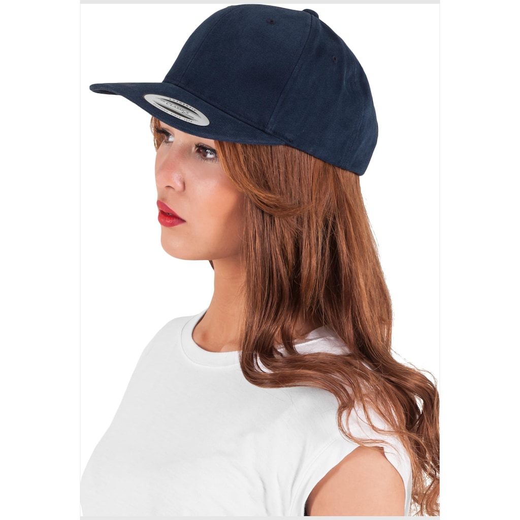 Flexfit Snapback Cap »Flexfit Unisex Brushed Cotton Twill Mid-Profile«